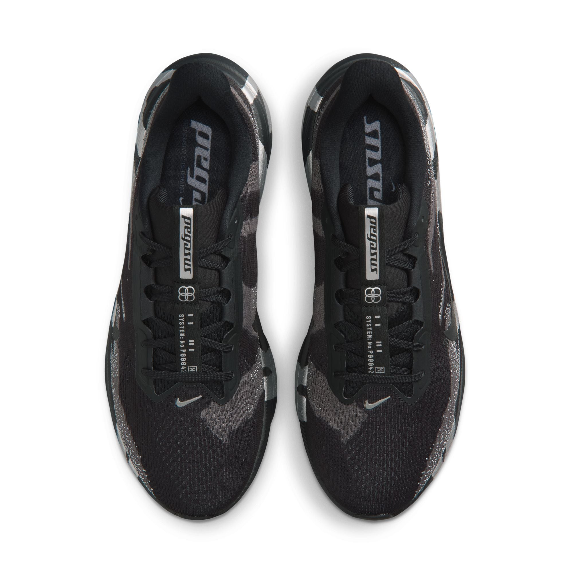 NIKE Pegasus 42 (Men's) SUMMIT WHITE/MTLC SILVER-PHOTON DUST-BLACK