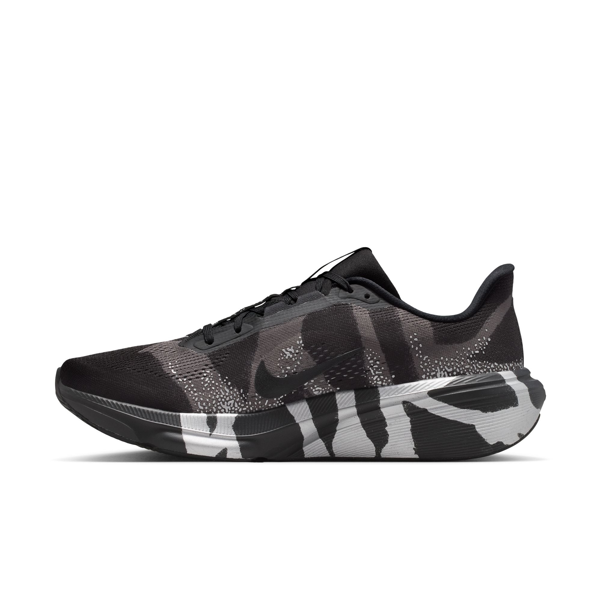 NIKE Pegasus 42 DSRPT (Men's) BLACK/BLACK-MED ASH-MTLC SILVER