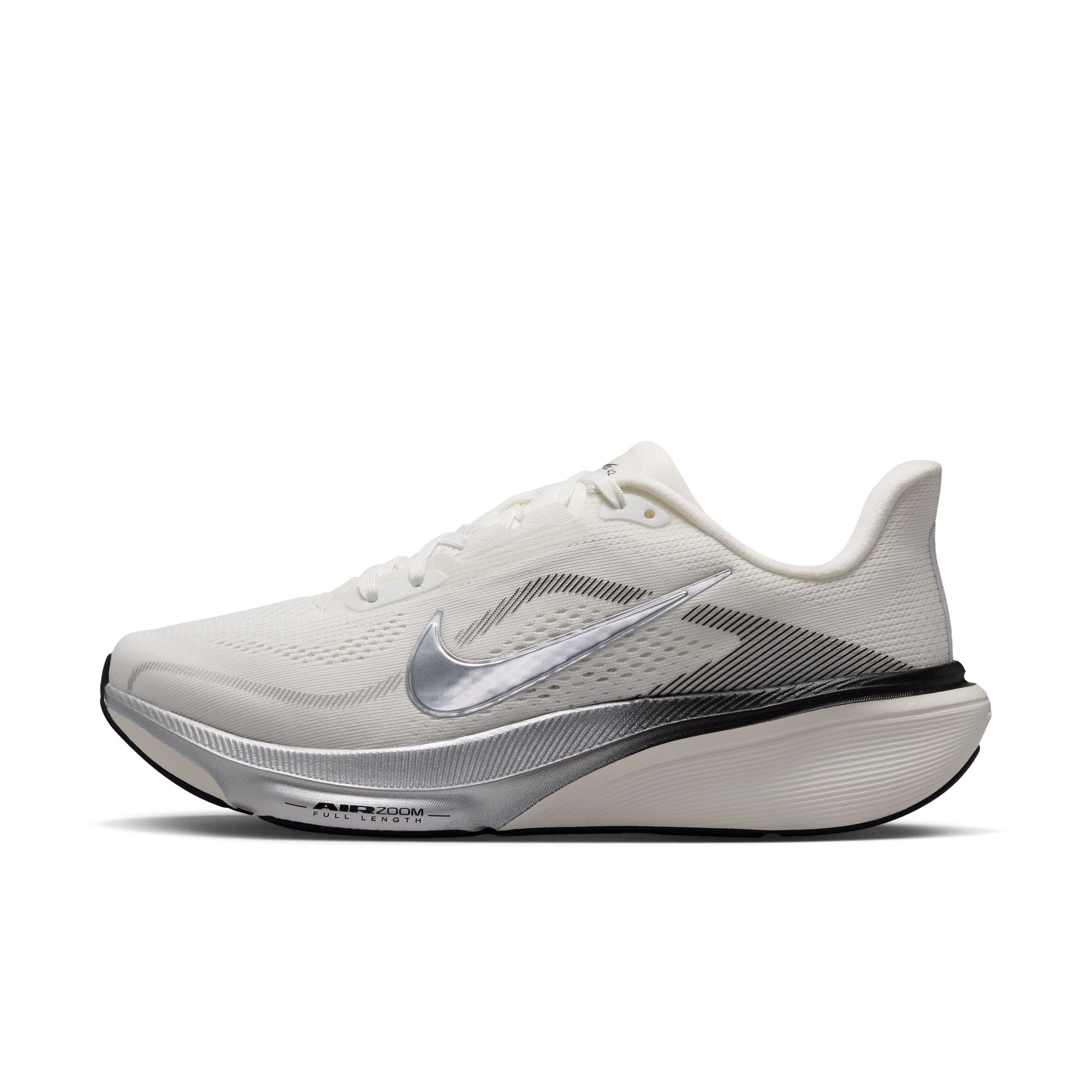 NIKE Pegasus 42 ESS (Women's) SUMMIT WHITE/MTLC SILVER-SAIL-BLACK