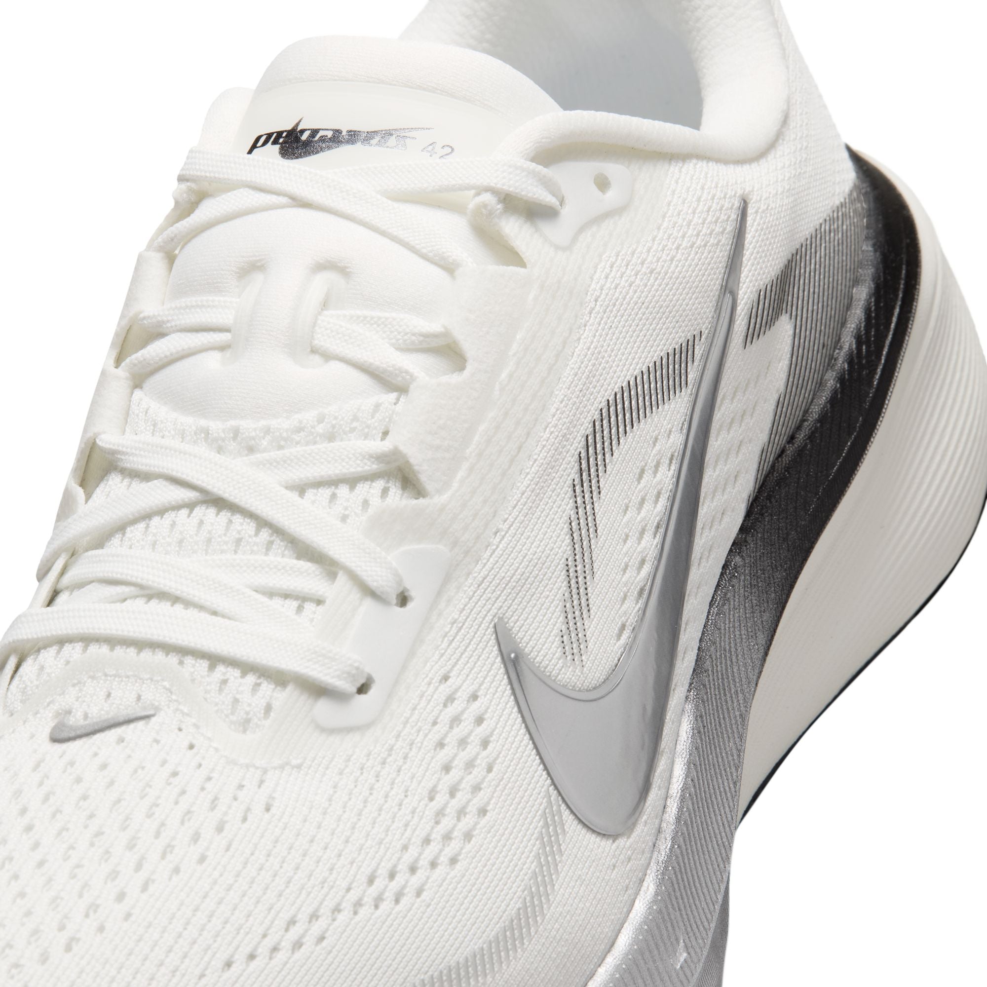NIKE Pegasus 42 ESS (Women's) SUMMIT WHITE/MTLC SILVER-SAIL-BLACK