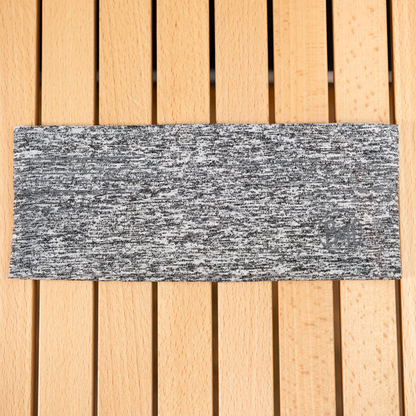 BUFF DRYFLX HEADBAND (SOLID LIGHT GREY / Reflector Print)