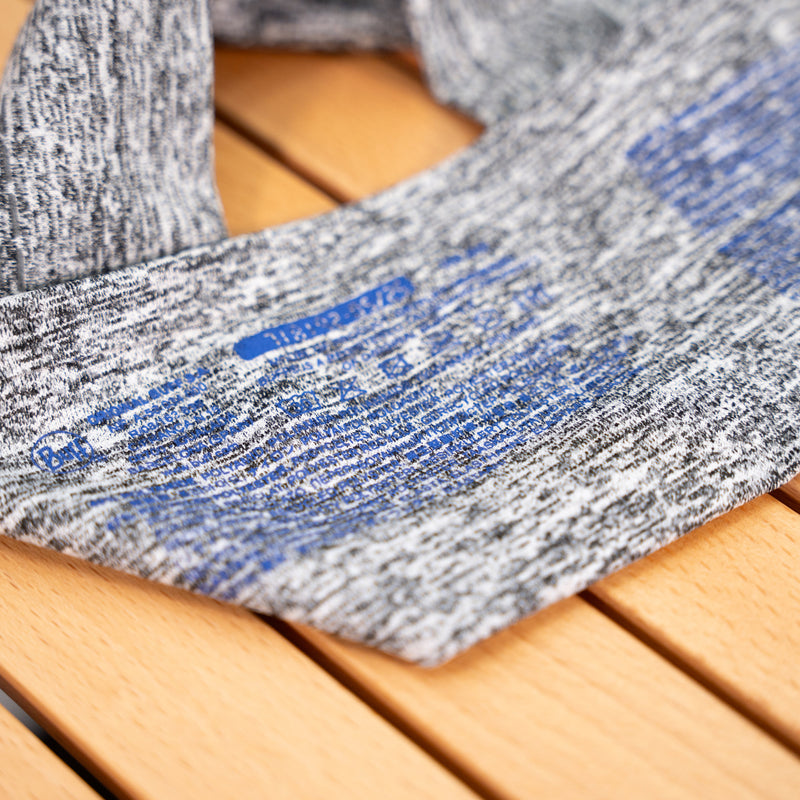 BUFF DRYFLX HEADBAND (SOLID LIGHT GREY / Reflector Print)
