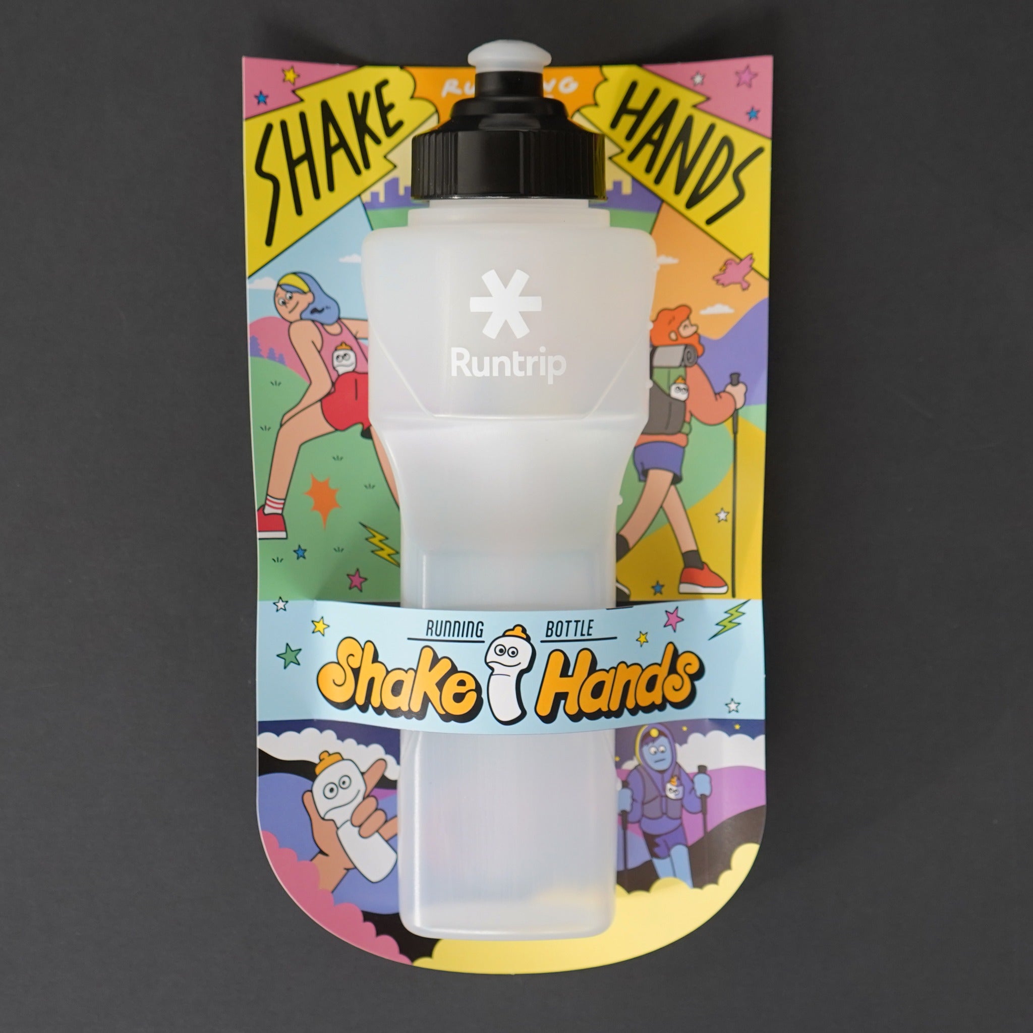 Runtrip LOGO BOTTLE｜ランニングマイボトル New Model (Black)