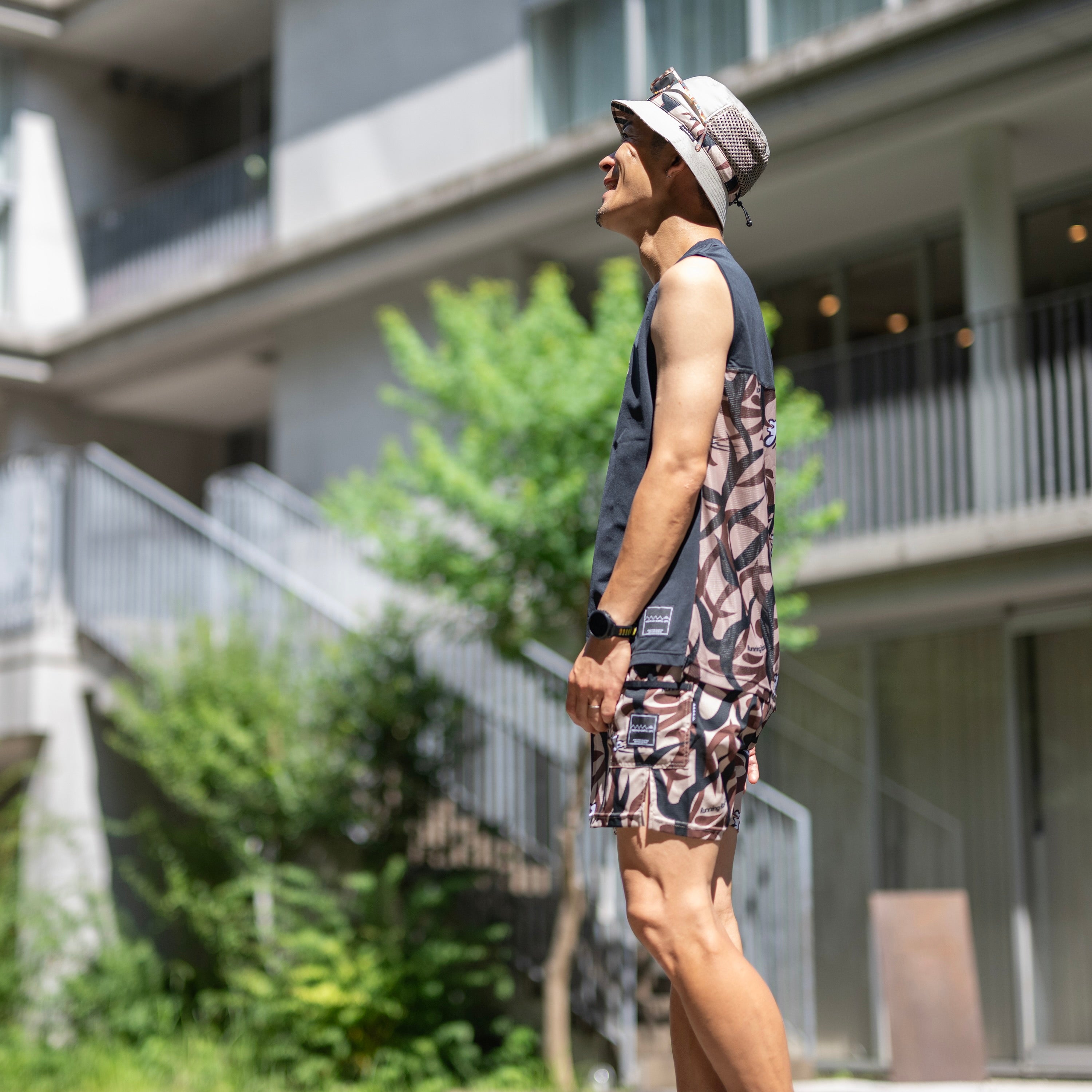 MMA × Takumi Okada Camo 7-pockets Shorts