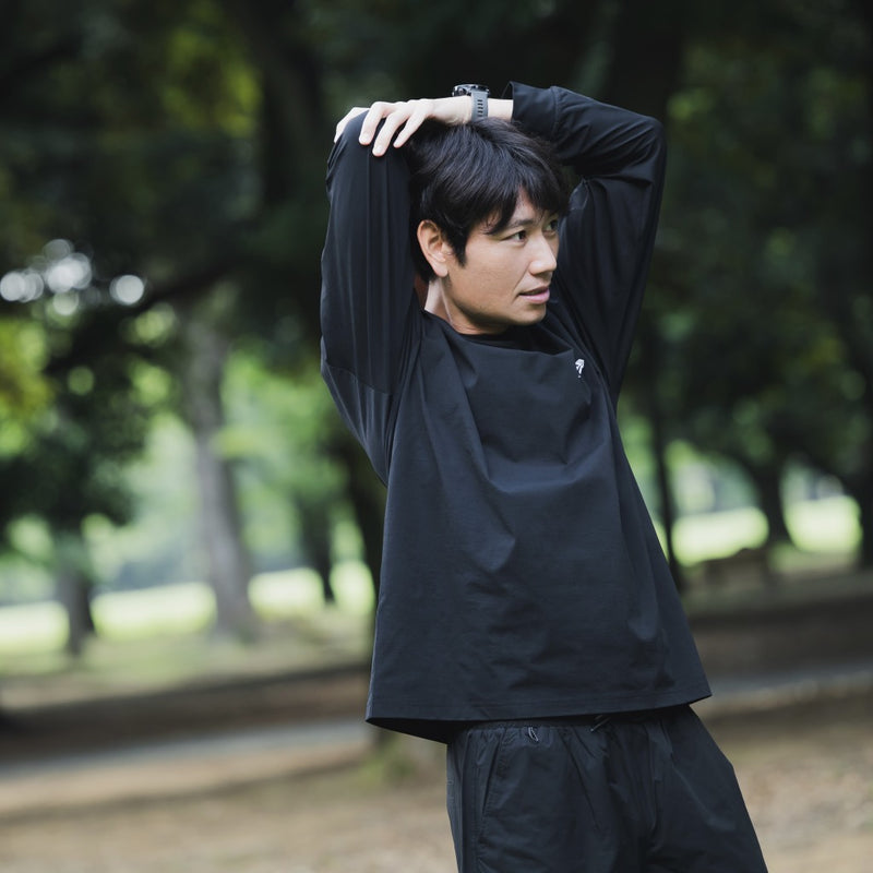 NEW ERA × Runtrip Utility Long-Sleeve Tee (Black)