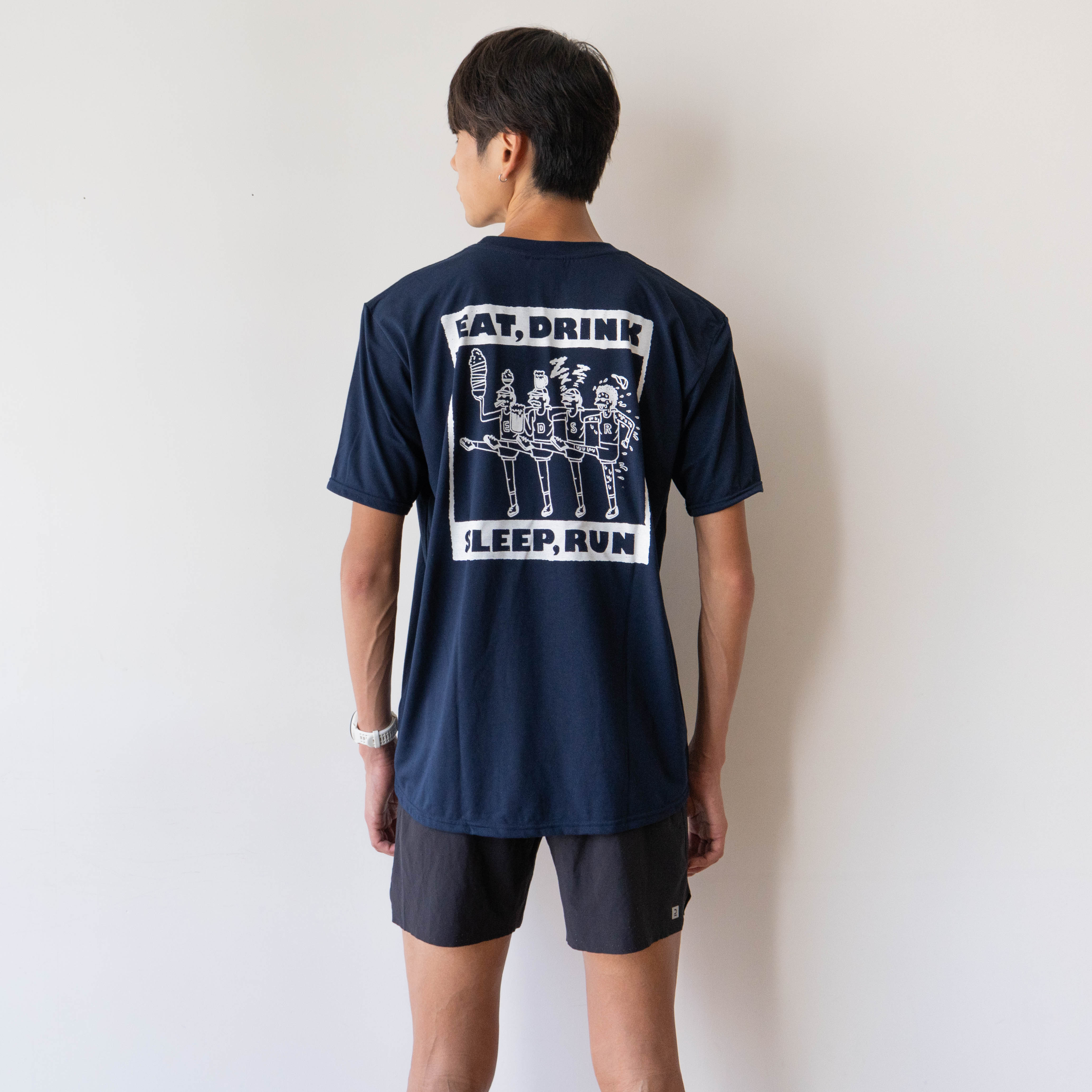 EAT DRINK SLEEP RUN CHOAS Tee