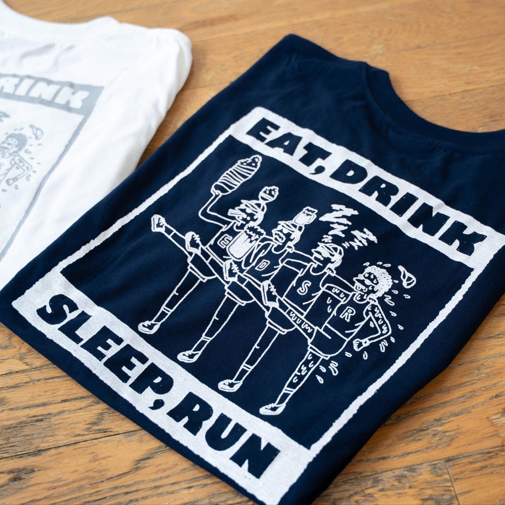 EAT DRINK SLEEP RUN CHOAS Tee