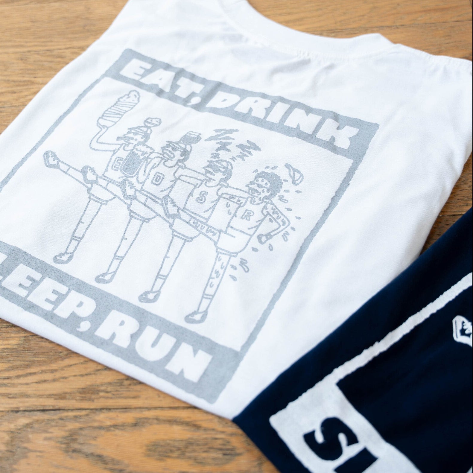 EAT DRINK SLEEP RUN CHOAS Tee