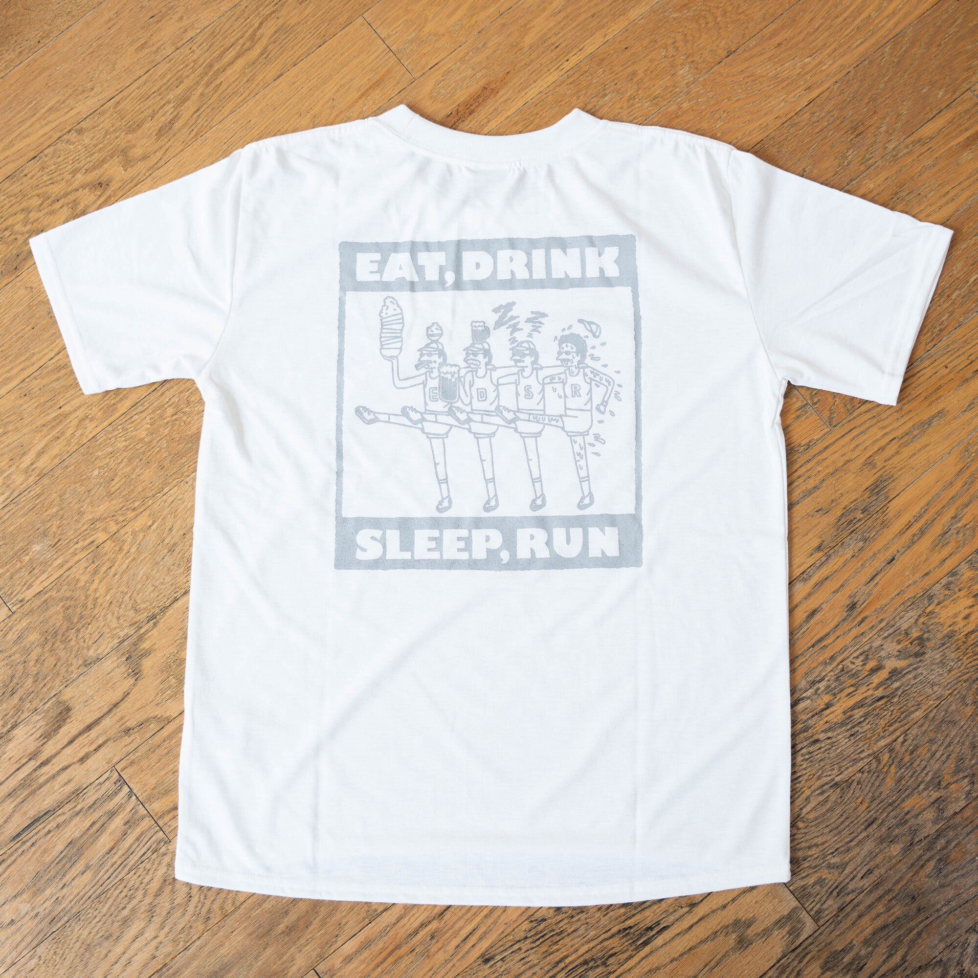 EAT DRINK SLEEP RUN CHOAS Tee