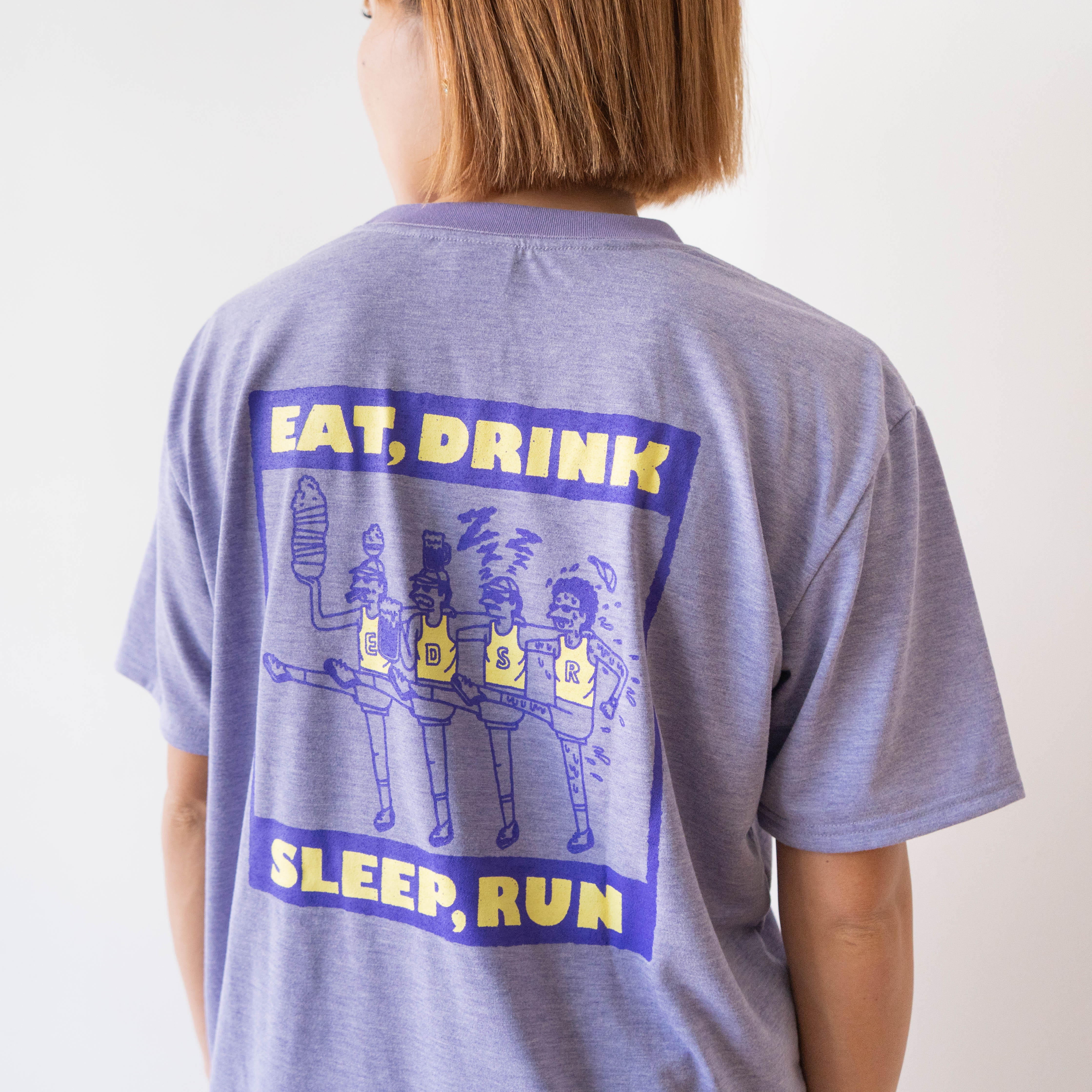 EAT DRINK SLEEP RUN CHOAS Tee