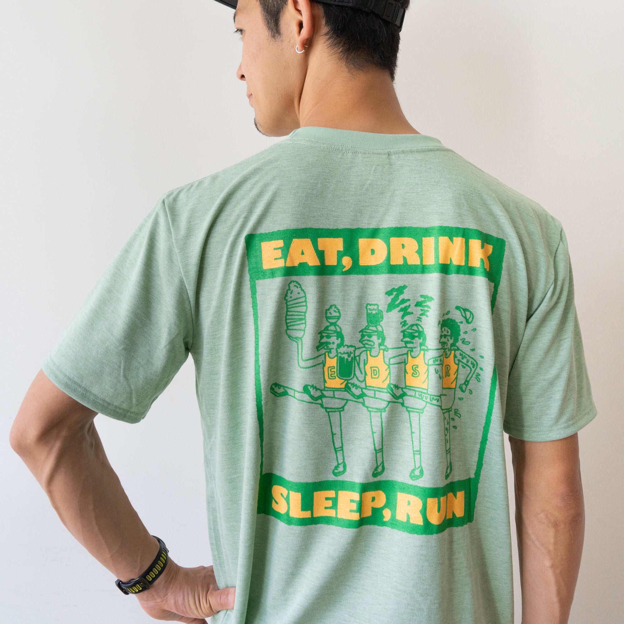 EAT DRINK SLEEP RUN CHOAS Tee