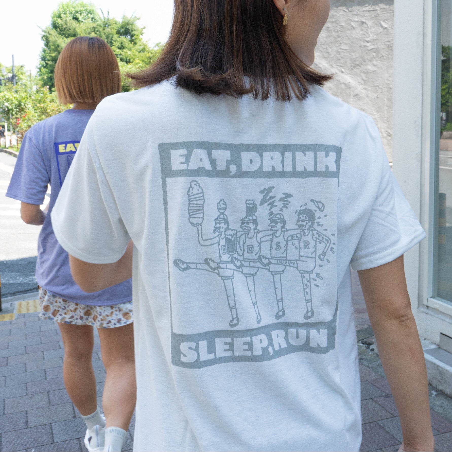 EAT DRINK SLEEP RUN CHOAS Tee