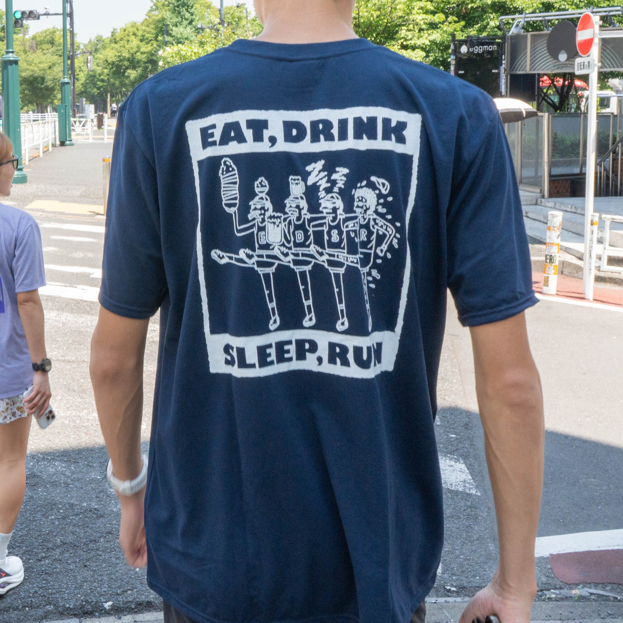 EAT DRINK SLEEP RUN CHOAS Tee