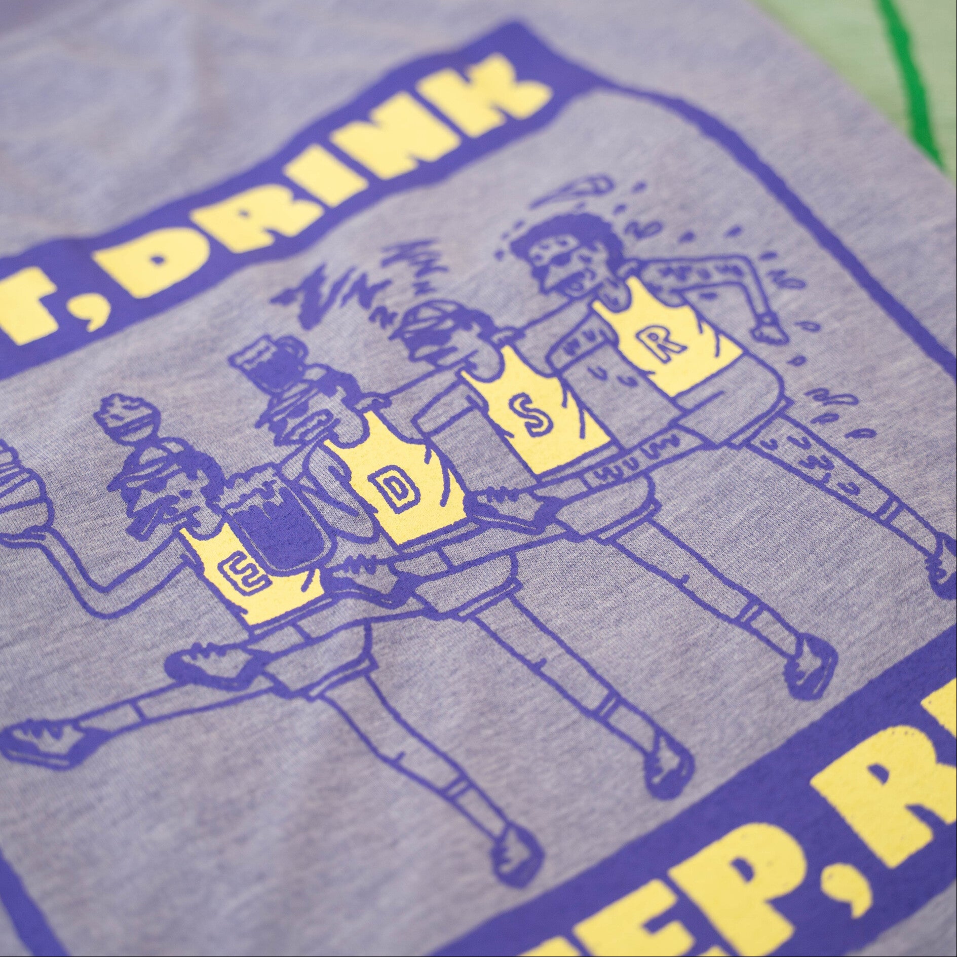 EAT DRINK SLEEP RUN CHOAS Tee