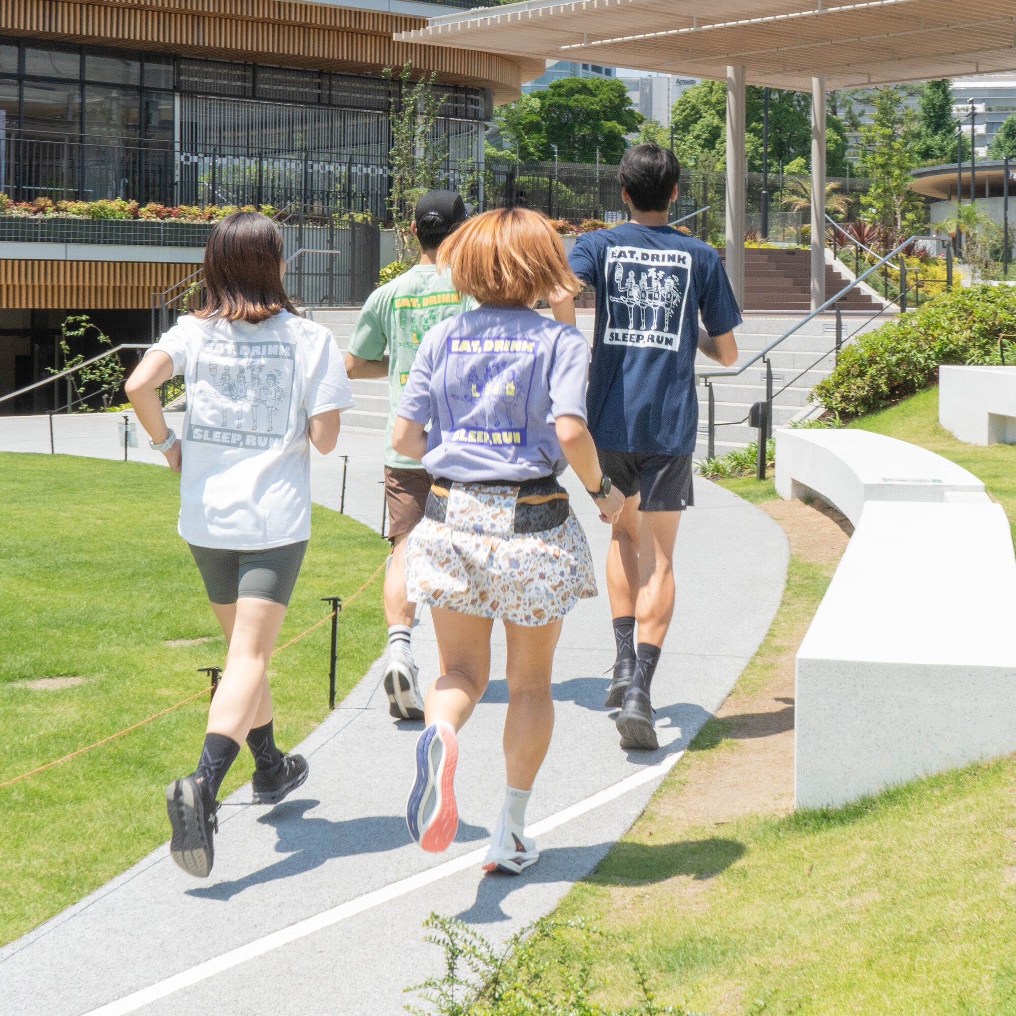 EAT DRINK SLEEP RUN CHOAS Tee