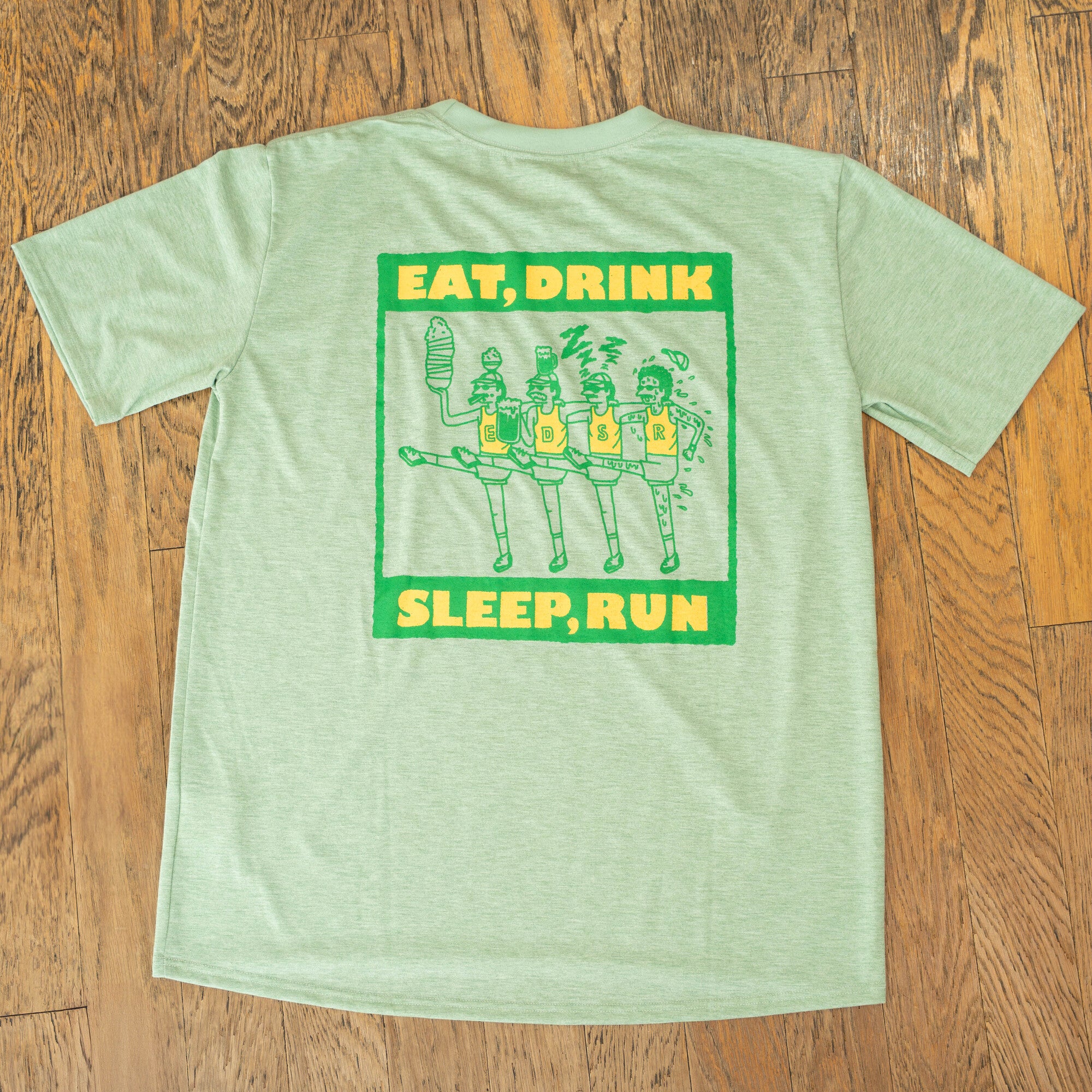 EAT DRINK SLEEP RUN CHOAS Tee