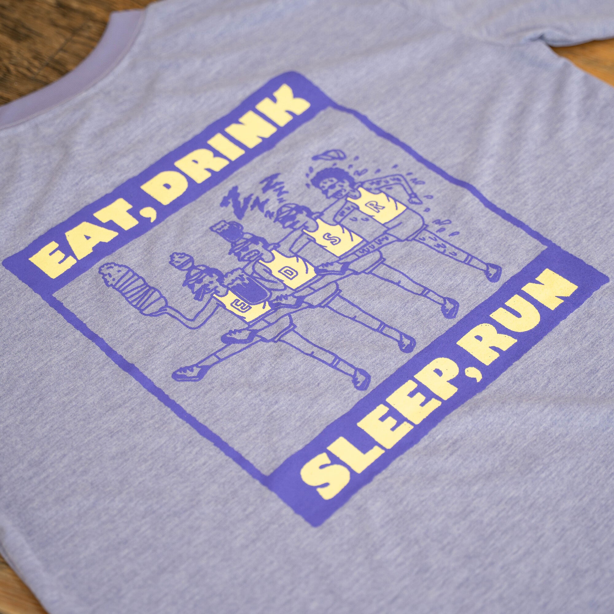 EAT DRINK SLEEP RUN CHOAS Tee