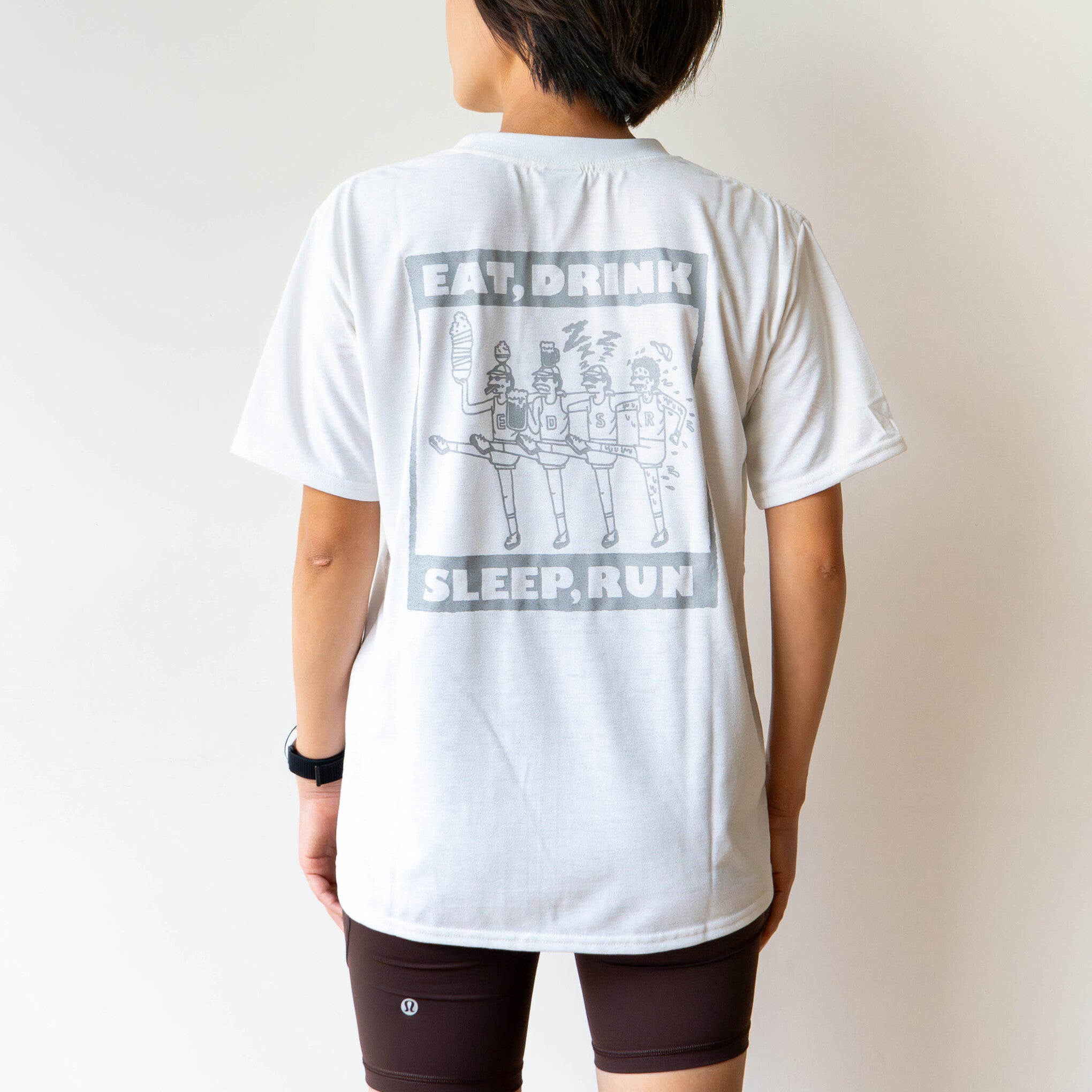 EAT DRINK SLEEP RUN CHOAS Tee