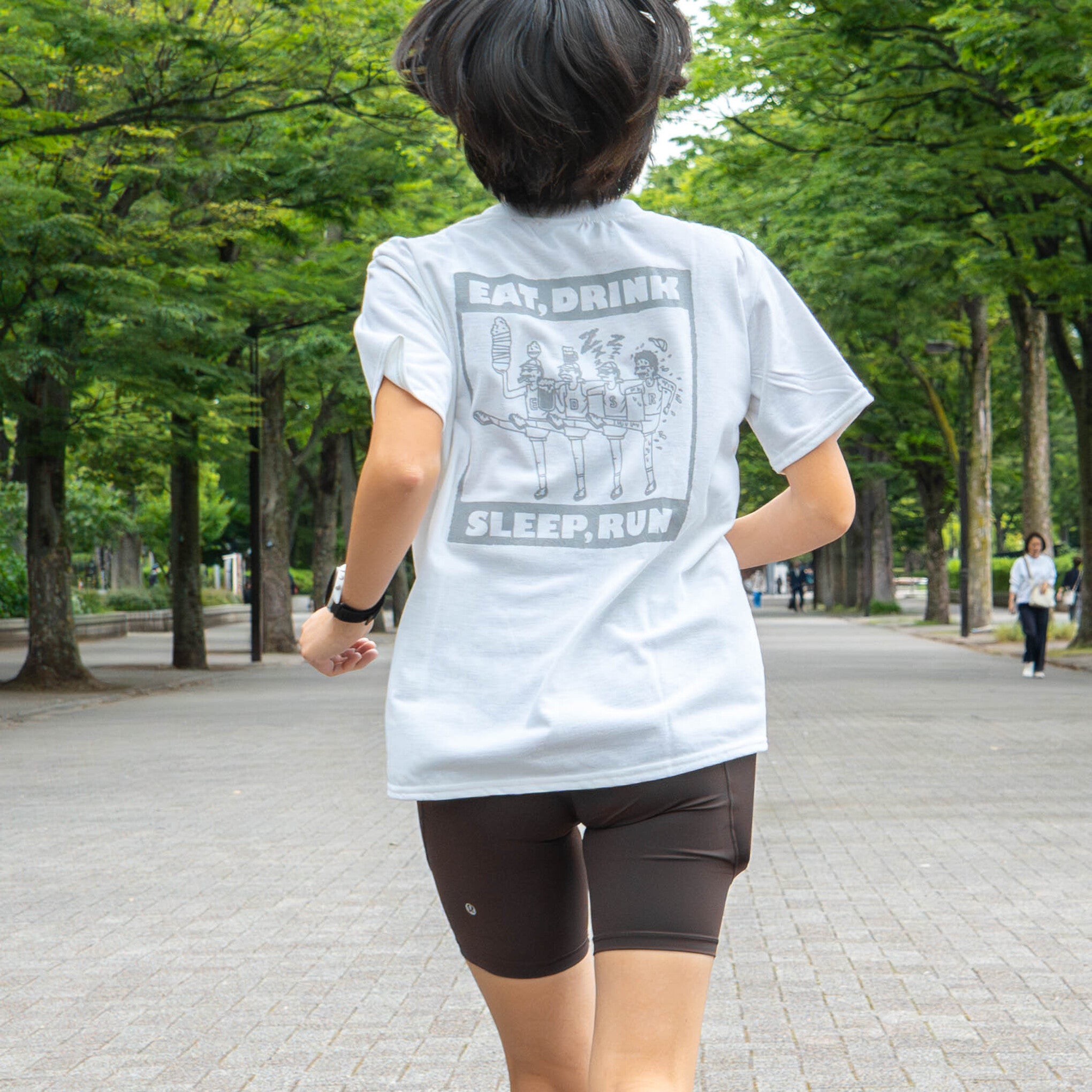 EAT DRINK SLEEP RUN CHOAS Tee