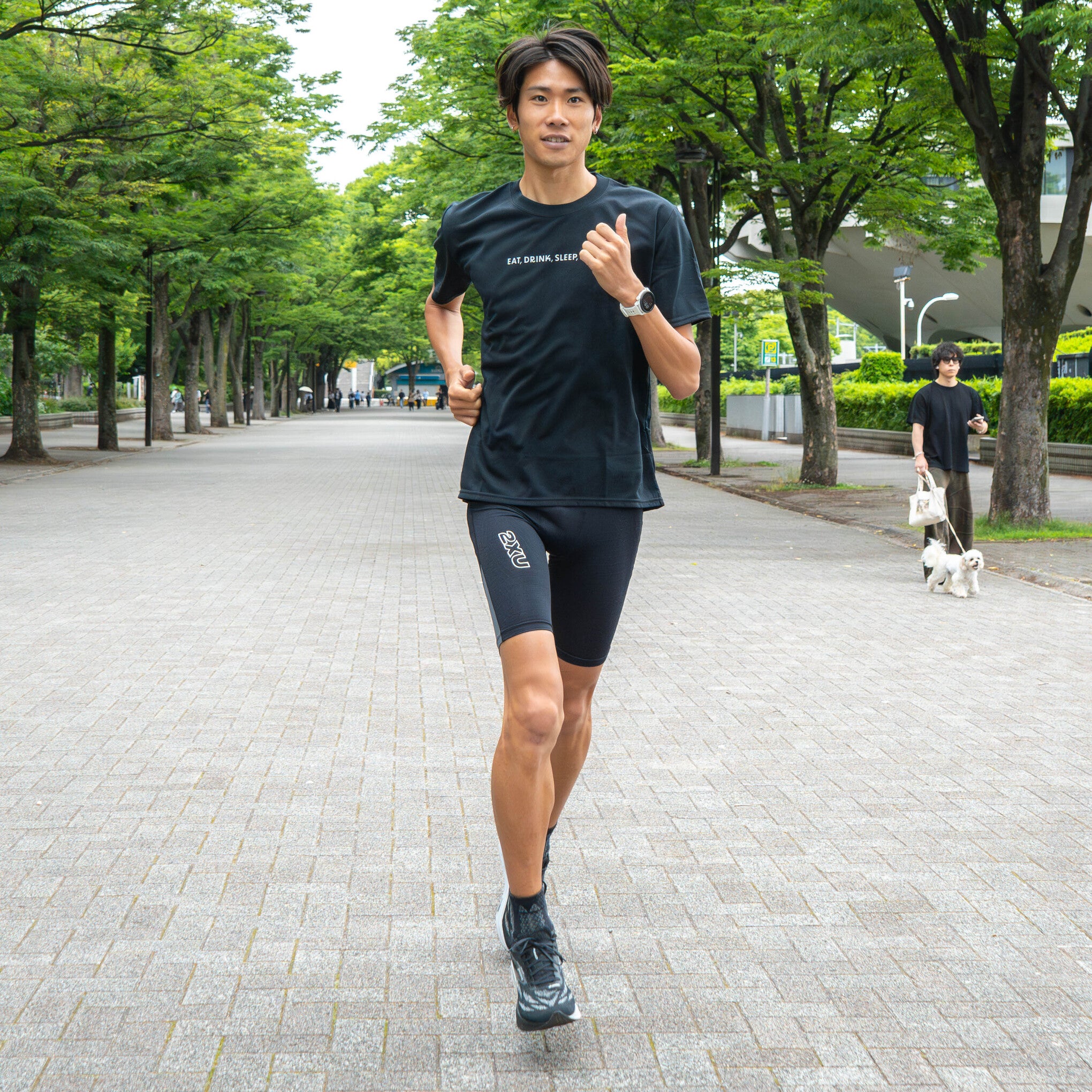 EAT DRINK SLEEP RUN “Eternal Runner Clock” Tee
