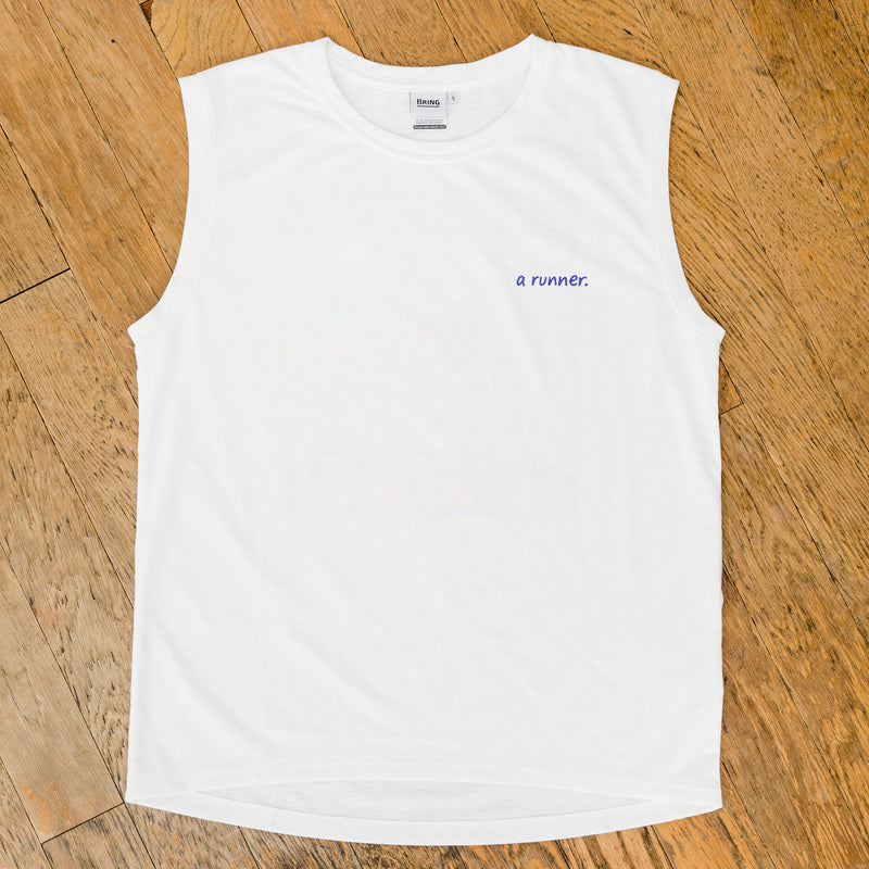 EAT DRINK SLEEP RUN CHOAS Sleeve-less Tee