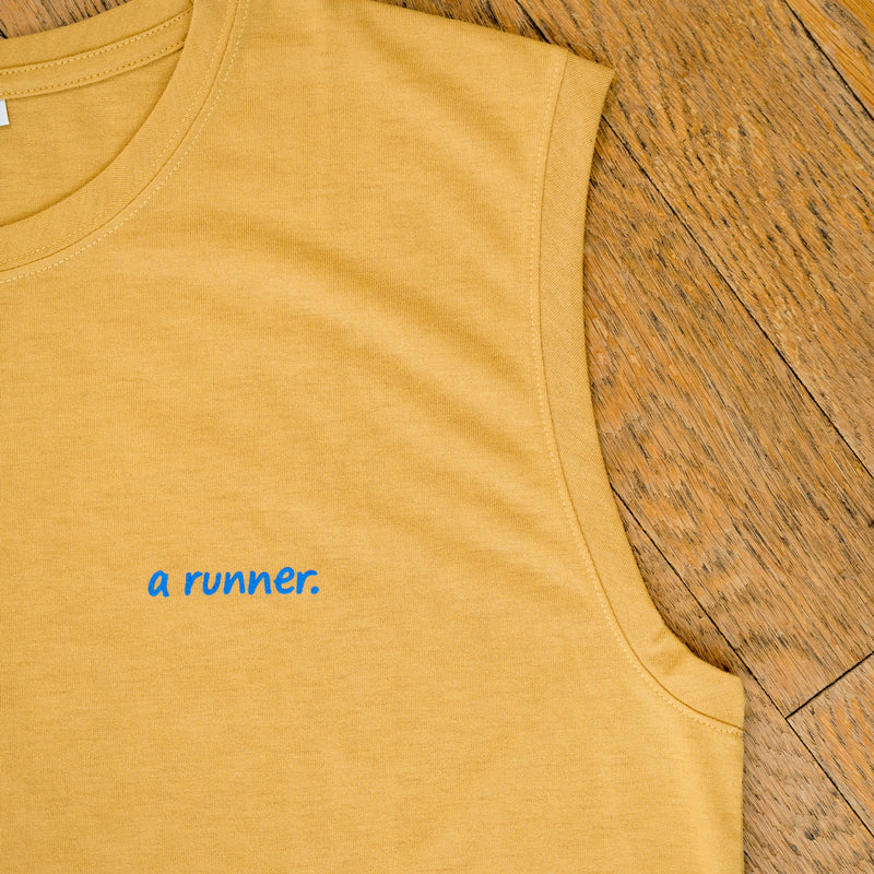 EAT DRINK SLEEP RUN CHOAS Sleeve-less Tee