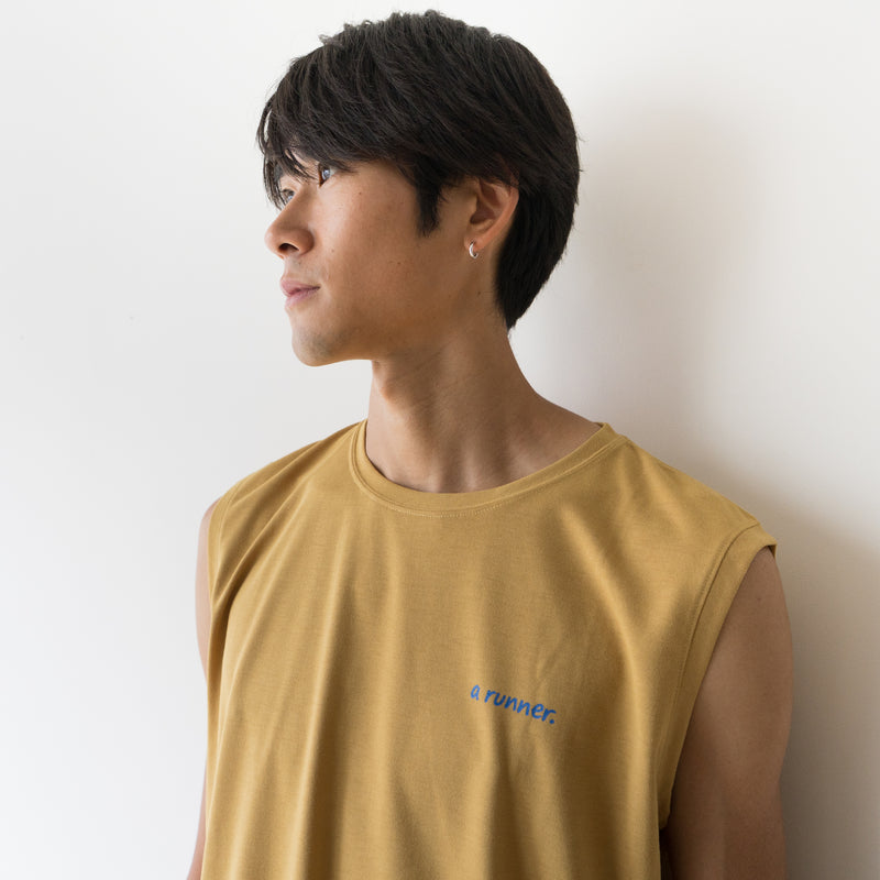 EAT DRINK SLEEP RUN CHOAS Sleeve-less Tee