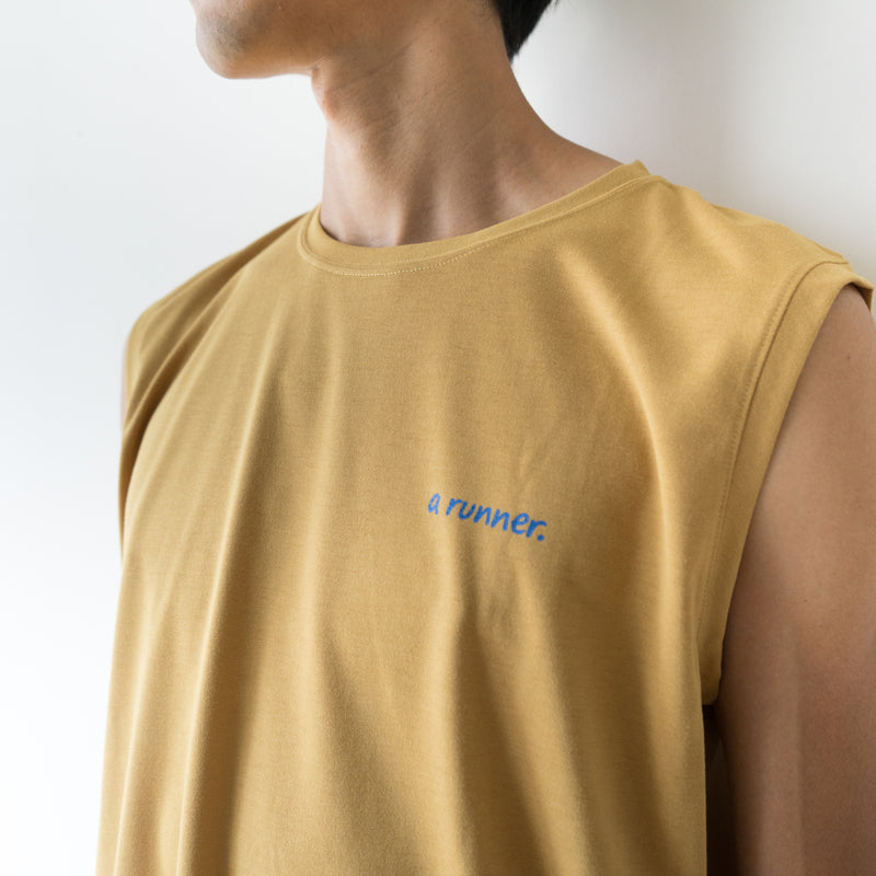 EAT DRINK SLEEP RUN CHOAS Sleeve-less Tee