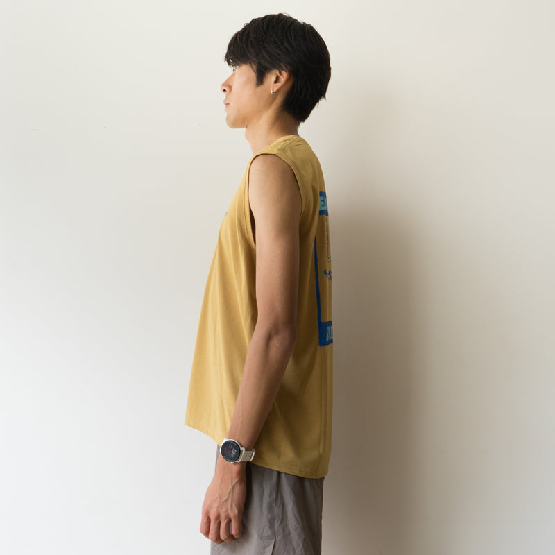 EAT DRINK SLEEP RUN CHOAS Sleeve-less Tee