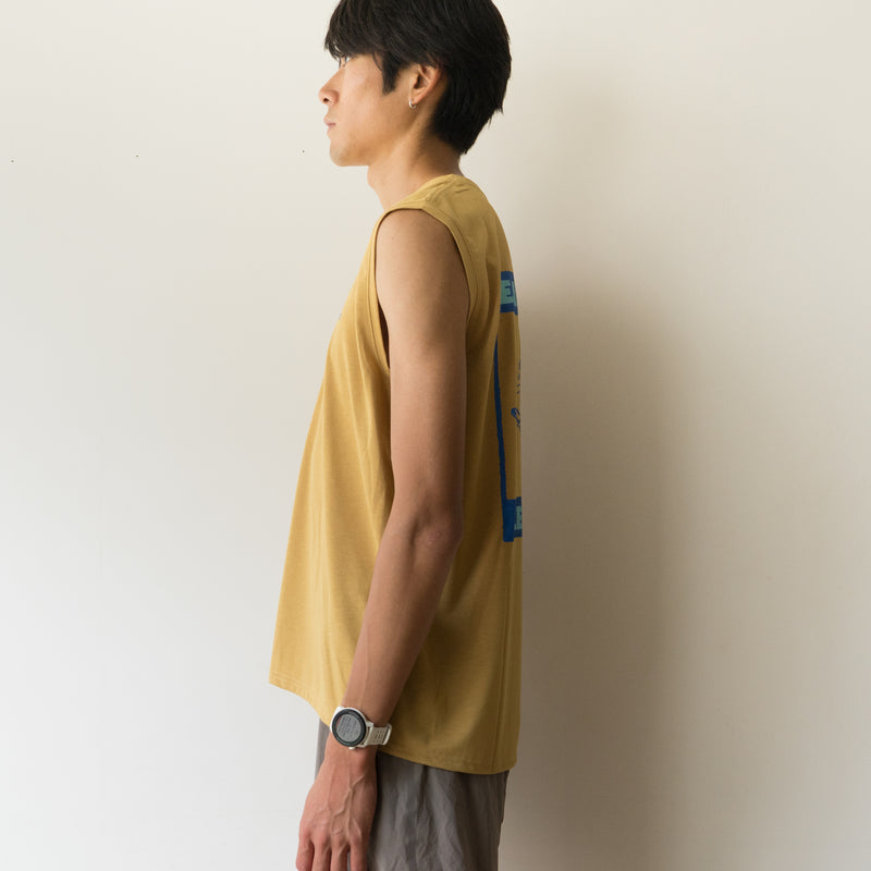 EAT DRINK SLEEP RUN CHOAS Sleeve-less Tee