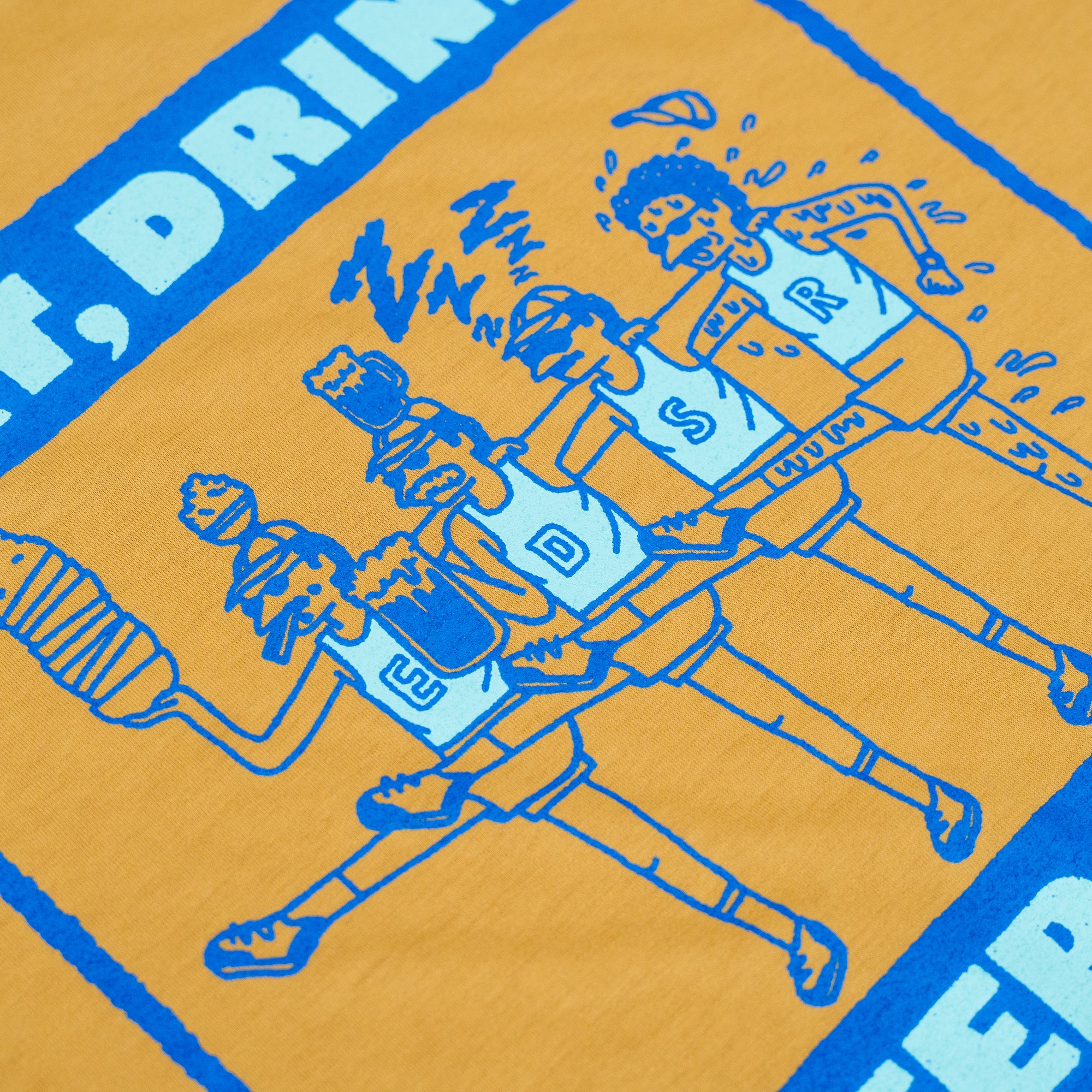 EAT DRINK SLEEP RUN CHOAS Sleeve-less Tee