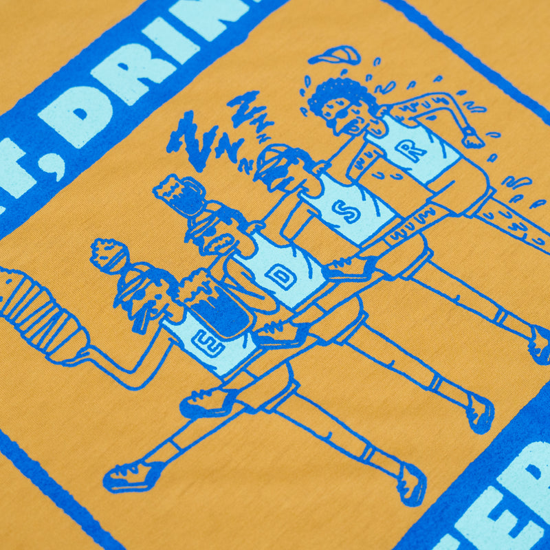 EAT DRINK SLEEP RUN CHOAS Sleeve-less Tee