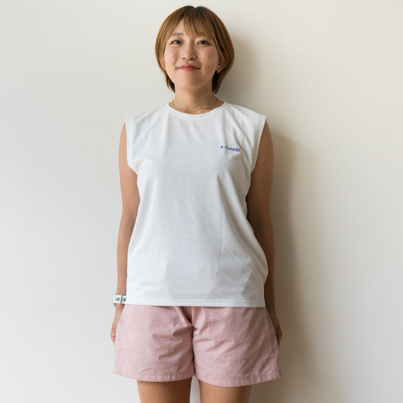 EAT DRINK SLEEP RUN CHOAS Sleeve-less Tee