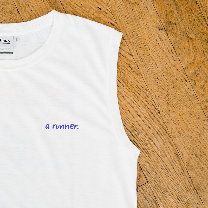 EAT DRINK SLEEP RUN CHOAS Sleeve-less Tee