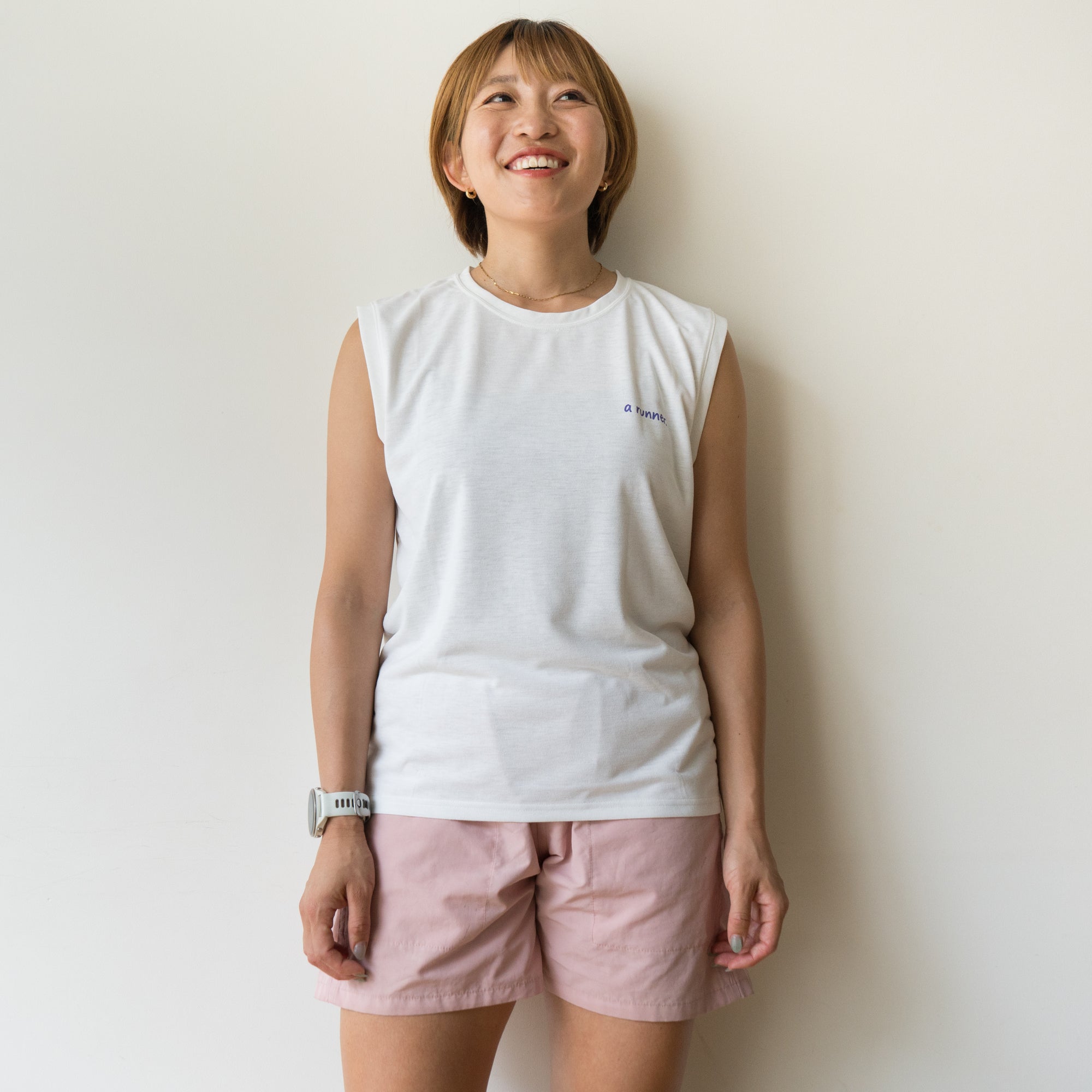 EAT DRINK SLEEP RUN CHOAS Sleeve-less Tee