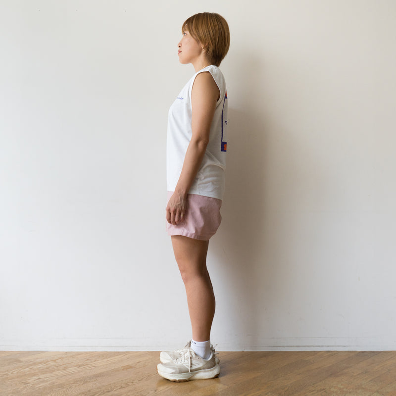 EAT DRINK SLEEP RUN CHOAS Sleeve-less Tee