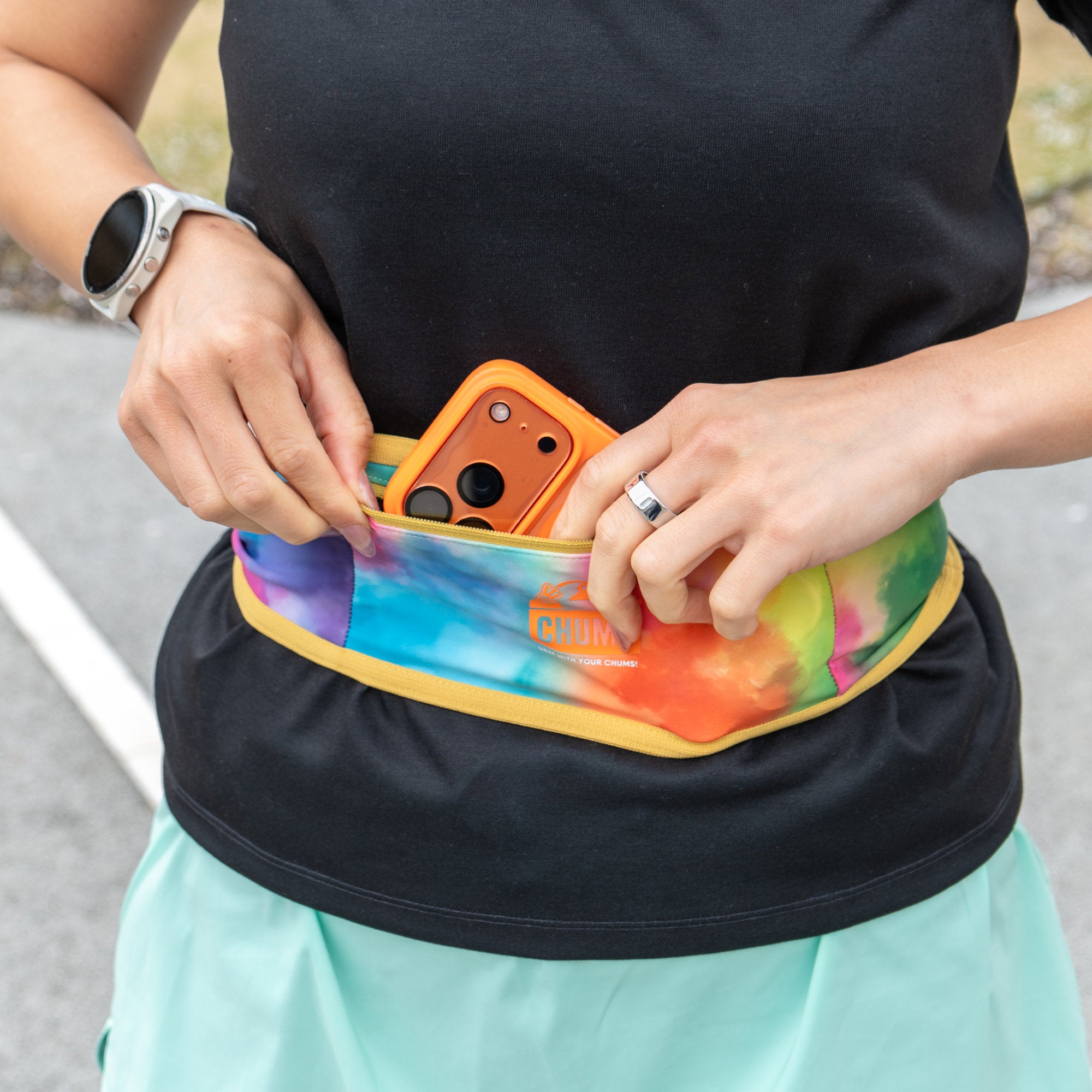 CHUMS x みゃこ Running Waist Band