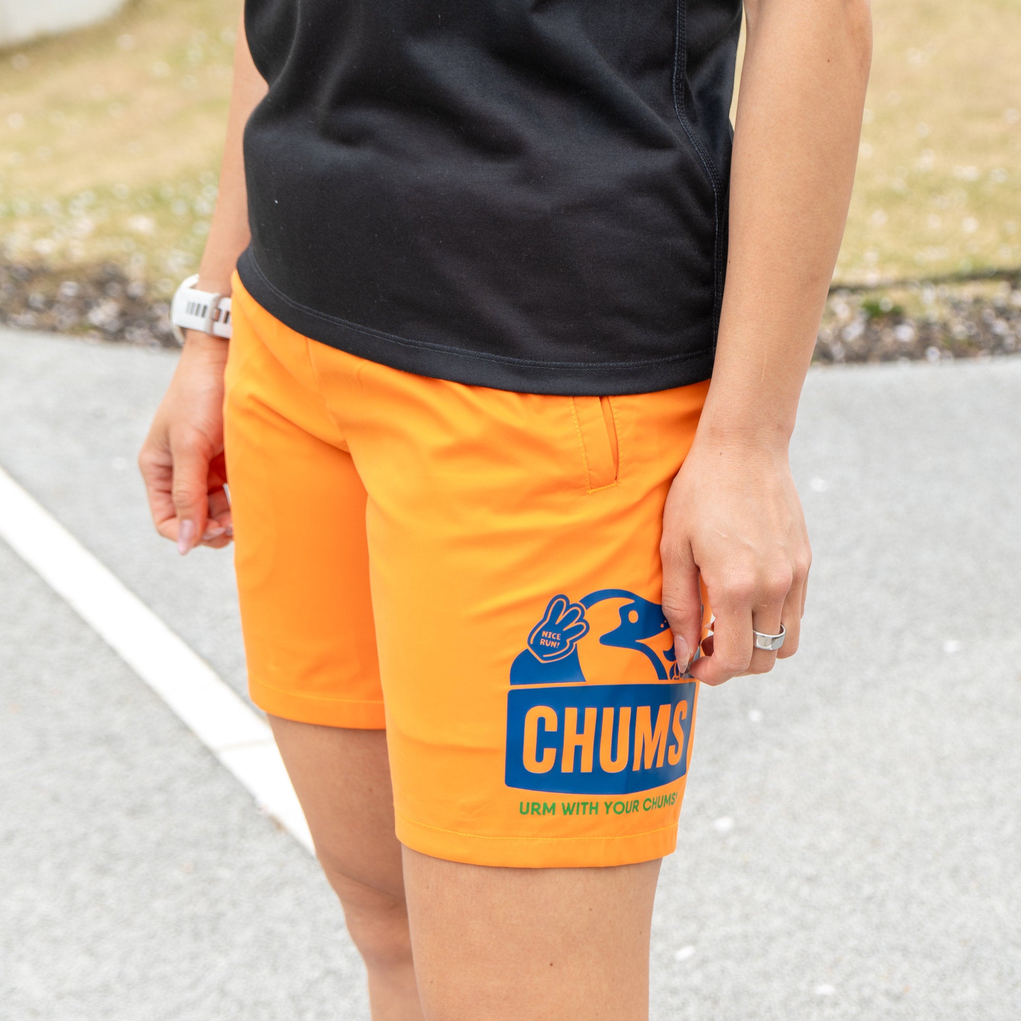 CHUMS x みゃこ Running Shorts 7inch