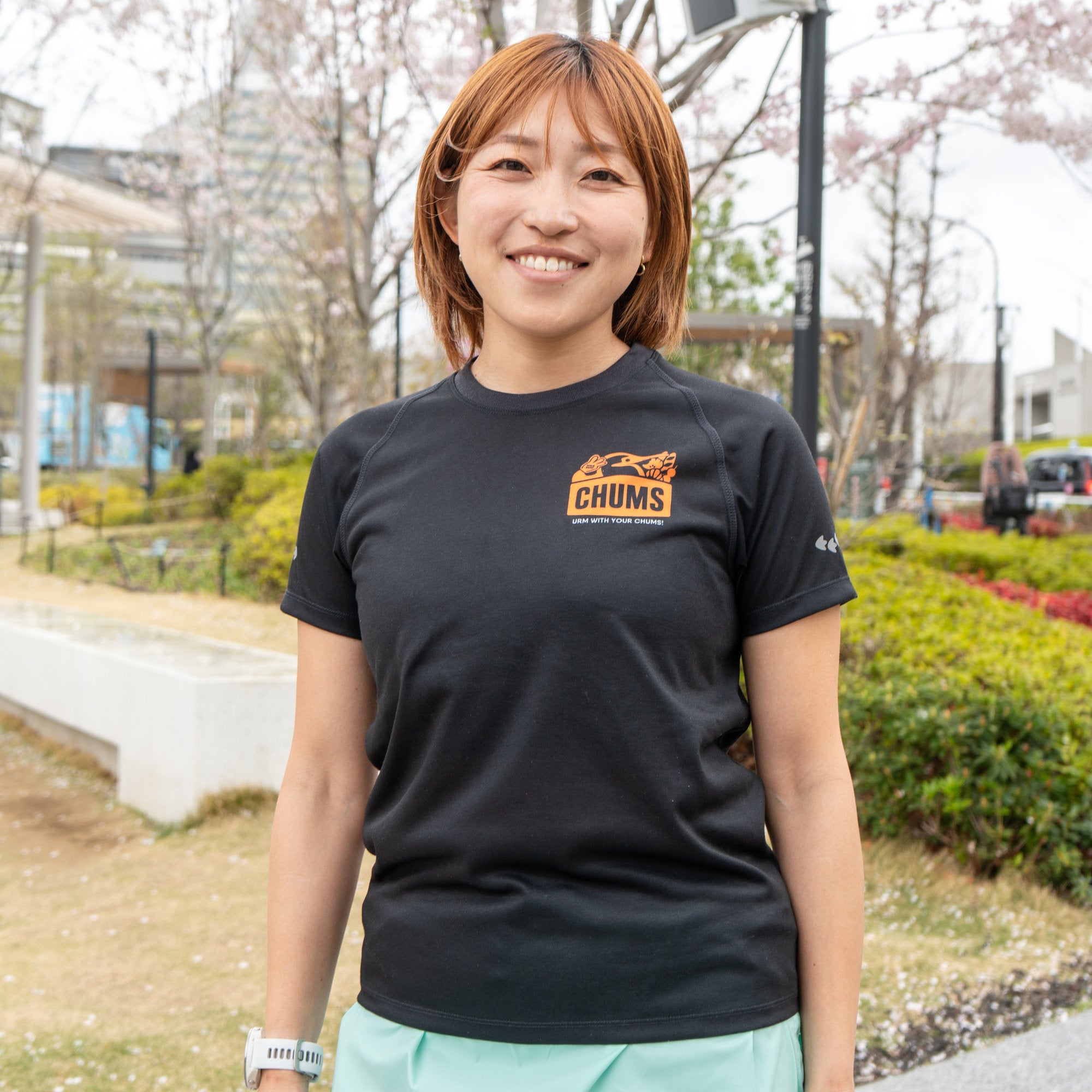 CHUMS x みゃこ Running UNSTOPPABLE T