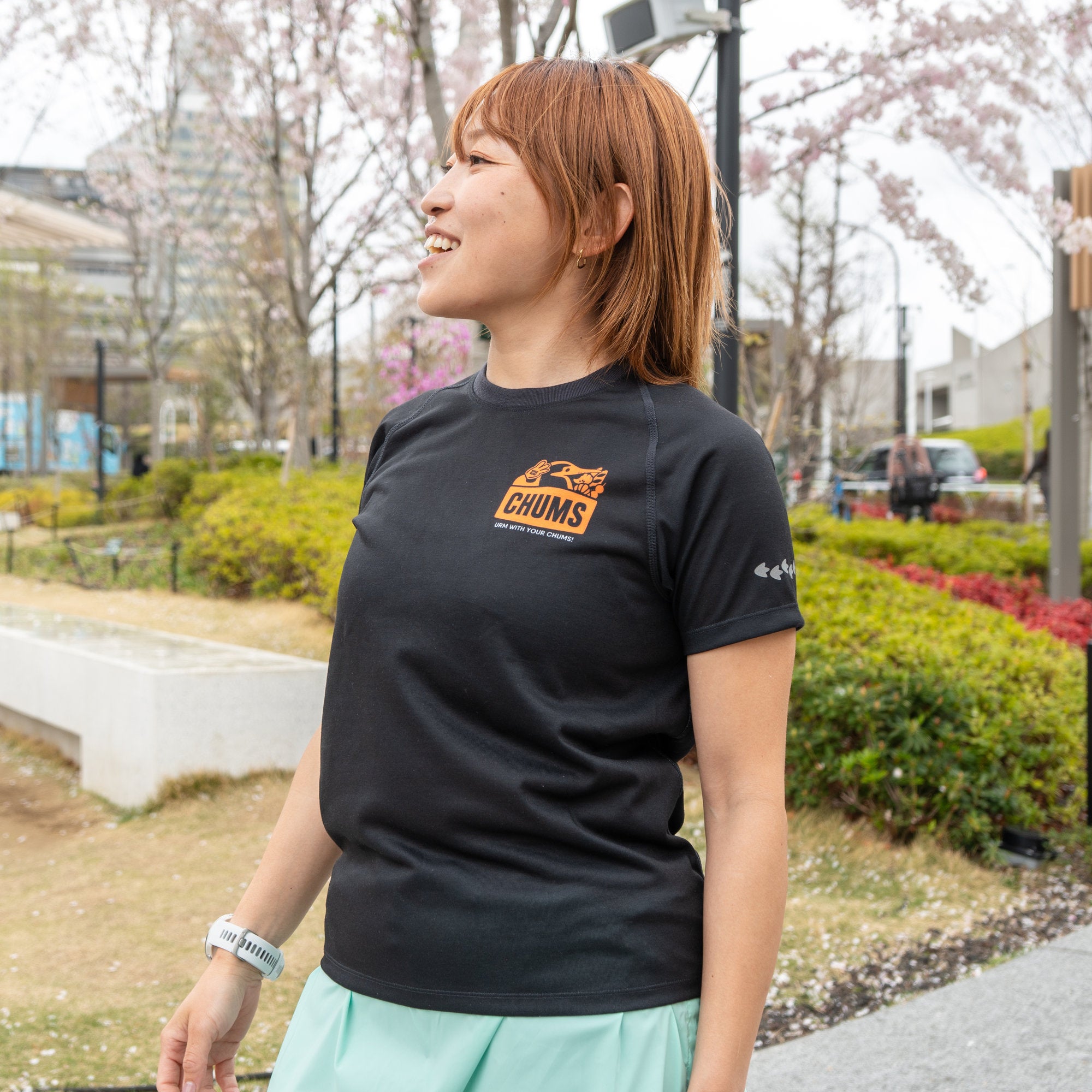 CHUMS x みゃこ Running UNSTOPPABLE T