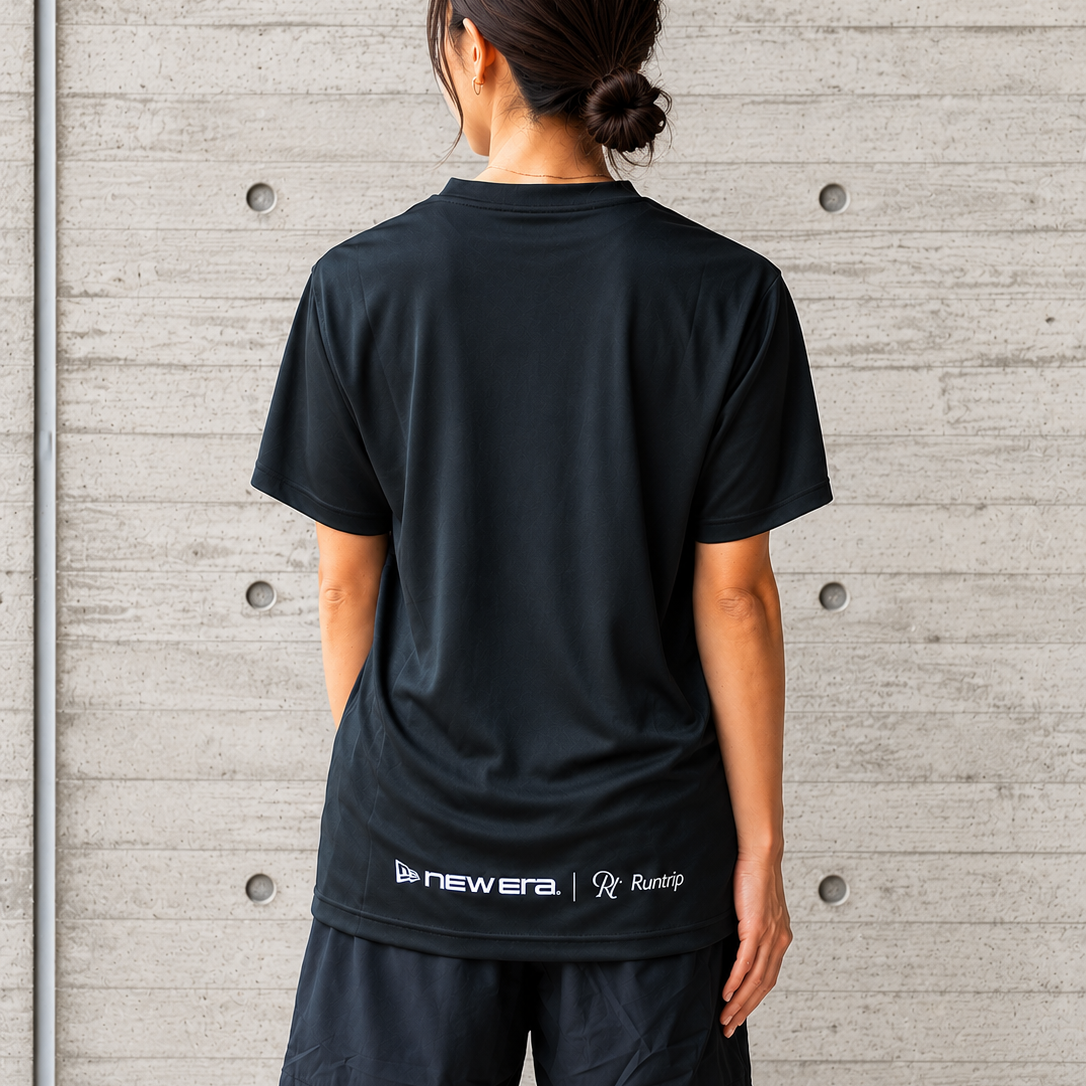 new era × Runtrip Tech Tee