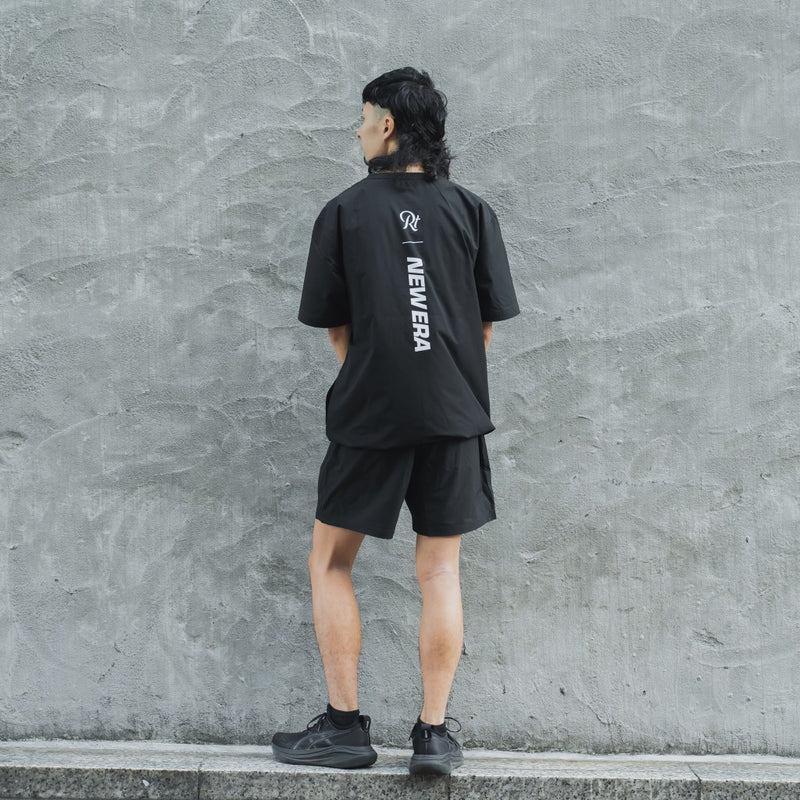 NEW ERA × Runtrip Utility Short Pants (Black)