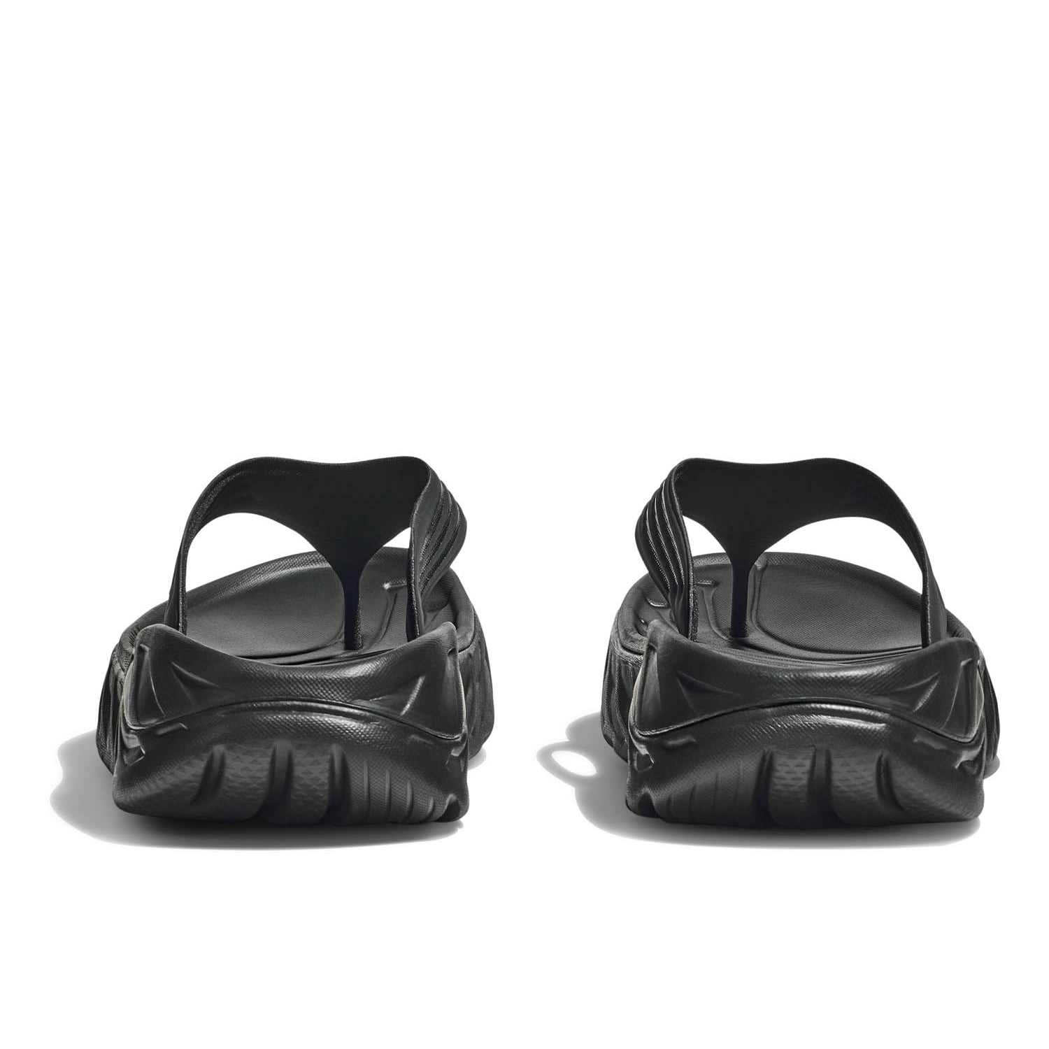 HOKA ORA RECOVERY FLIP (MENS) BLACK / DARK GULL GRAY