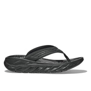 HOKA ORA RECOVERY FLIP (MENS) BLACK / DARK GULL GRAY