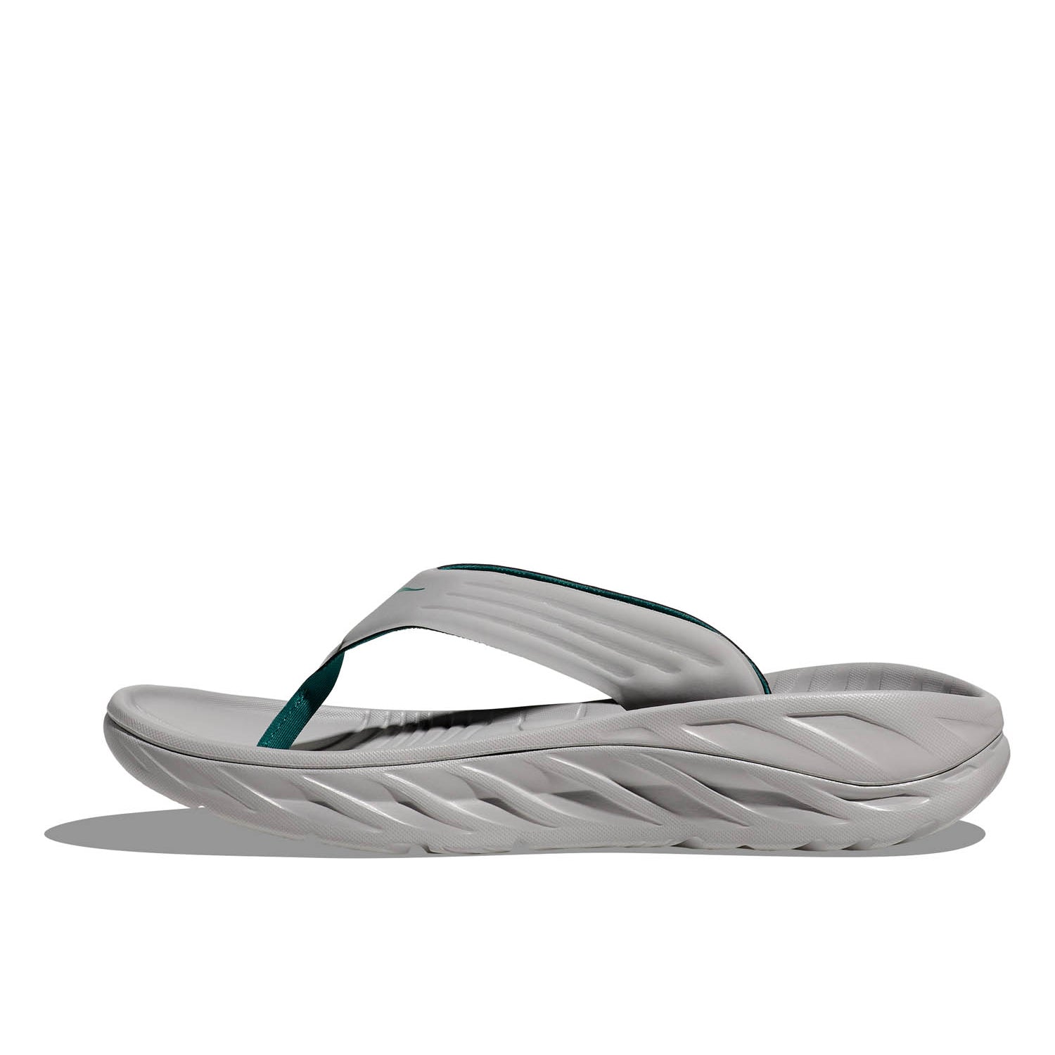 HOKA ORA RECOVERY FLIP (MENS) STELLAR GREY / OCEANIC – Runtrip Store