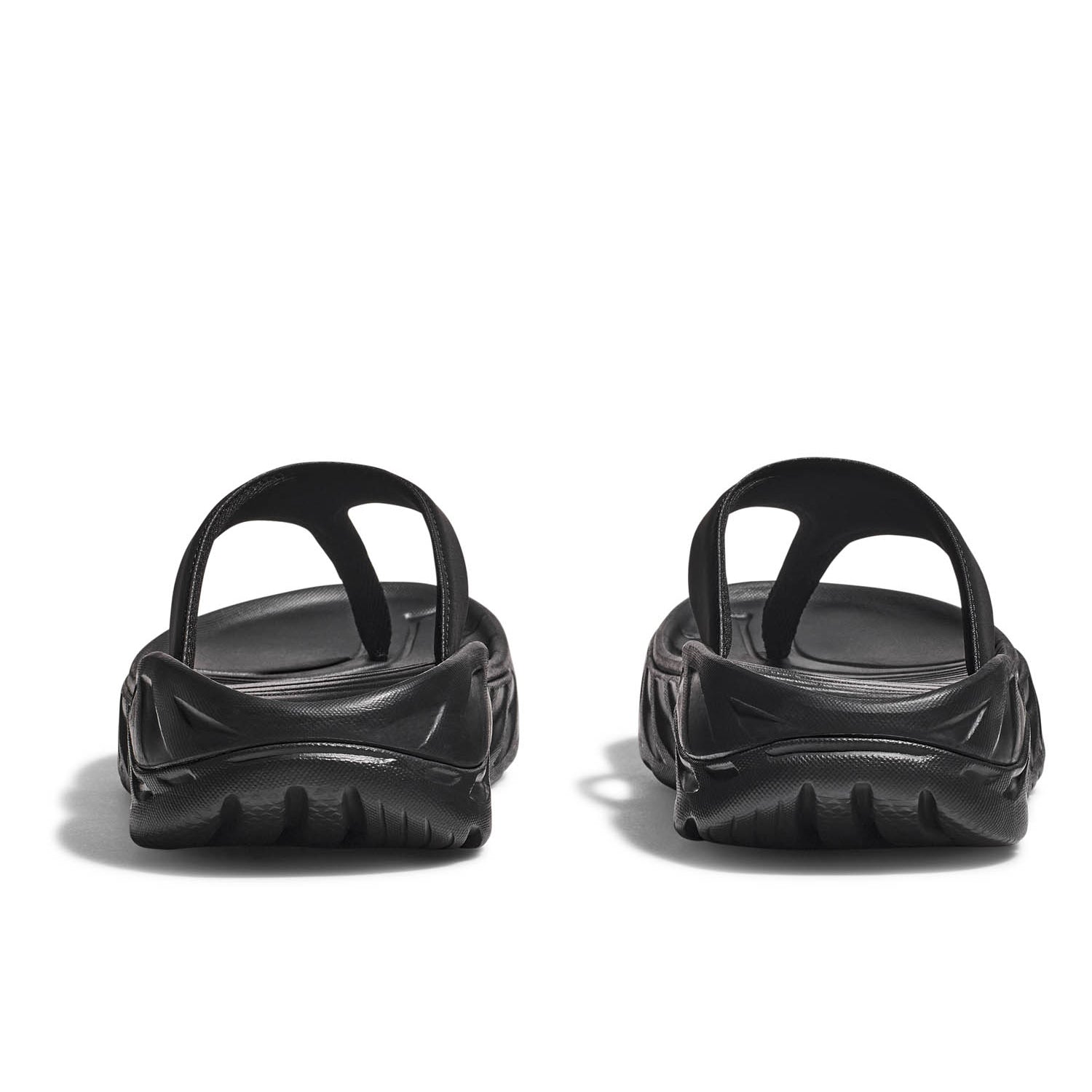 HOKA ORA RECOVERY FLIP (WOMENS) BLACK / DARK GULL GRAY