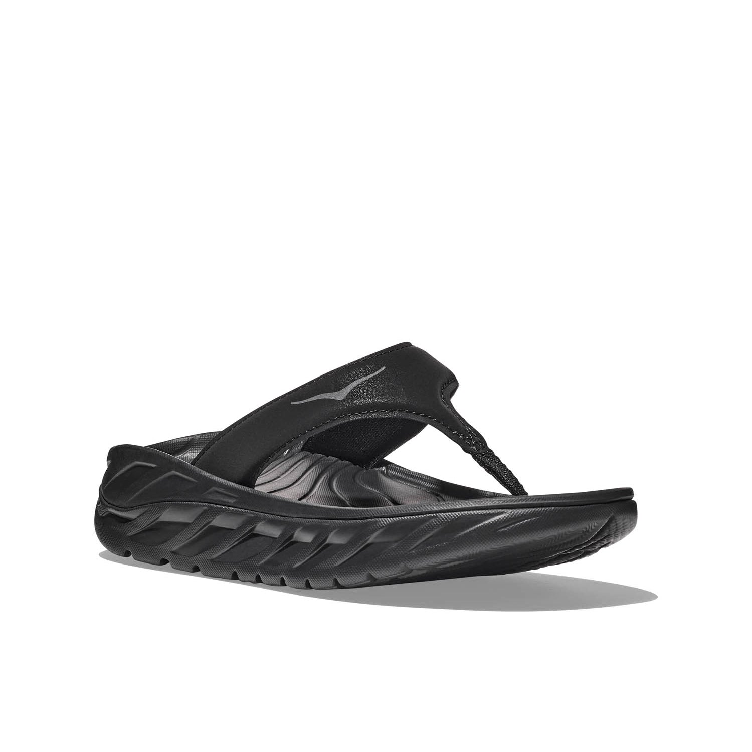 HOKA ORA RECOVERY FLIP (WOMENS) BLACK / DARK GULL GRAY – Runtrip Store