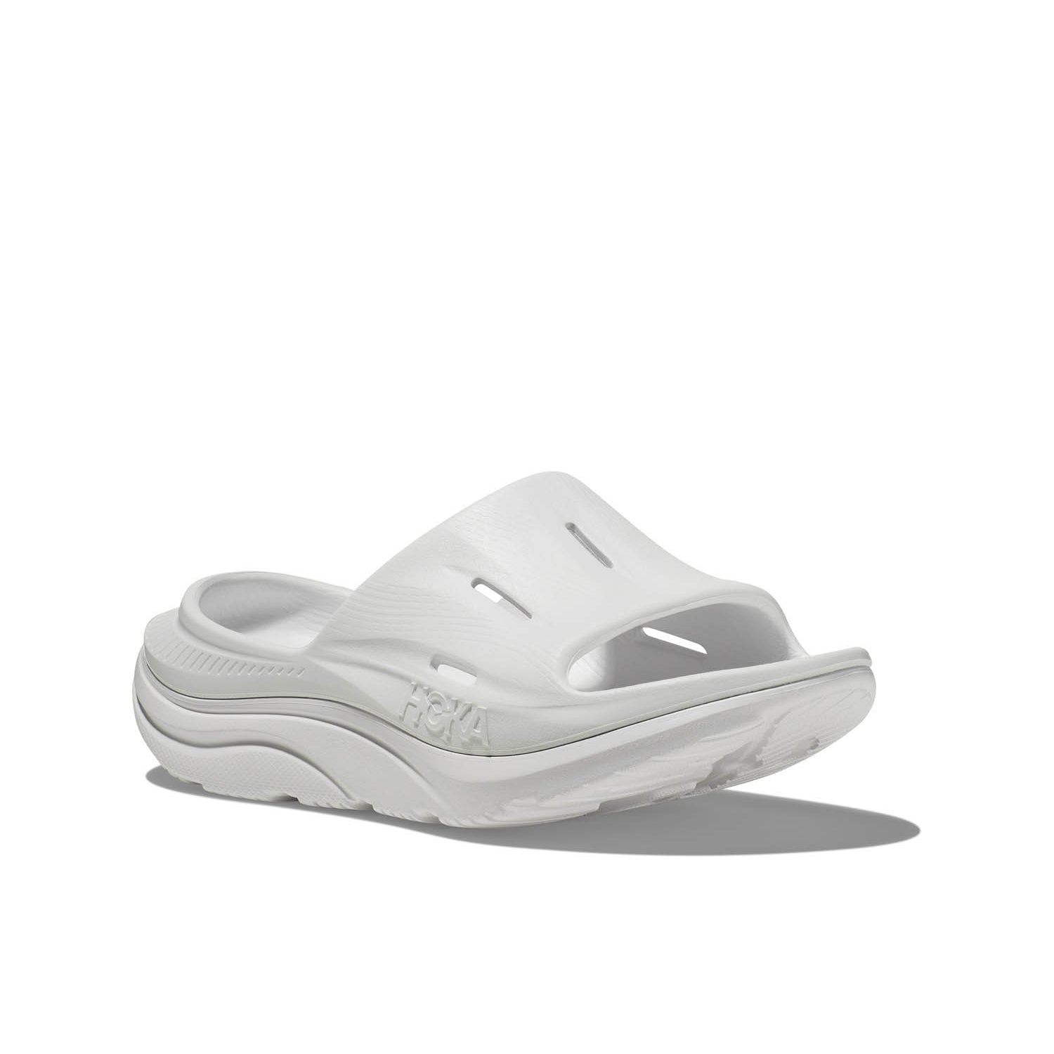 HOKA ORA RECOVERY SLIDE 3 (UNISEX) WHITE / WHITE