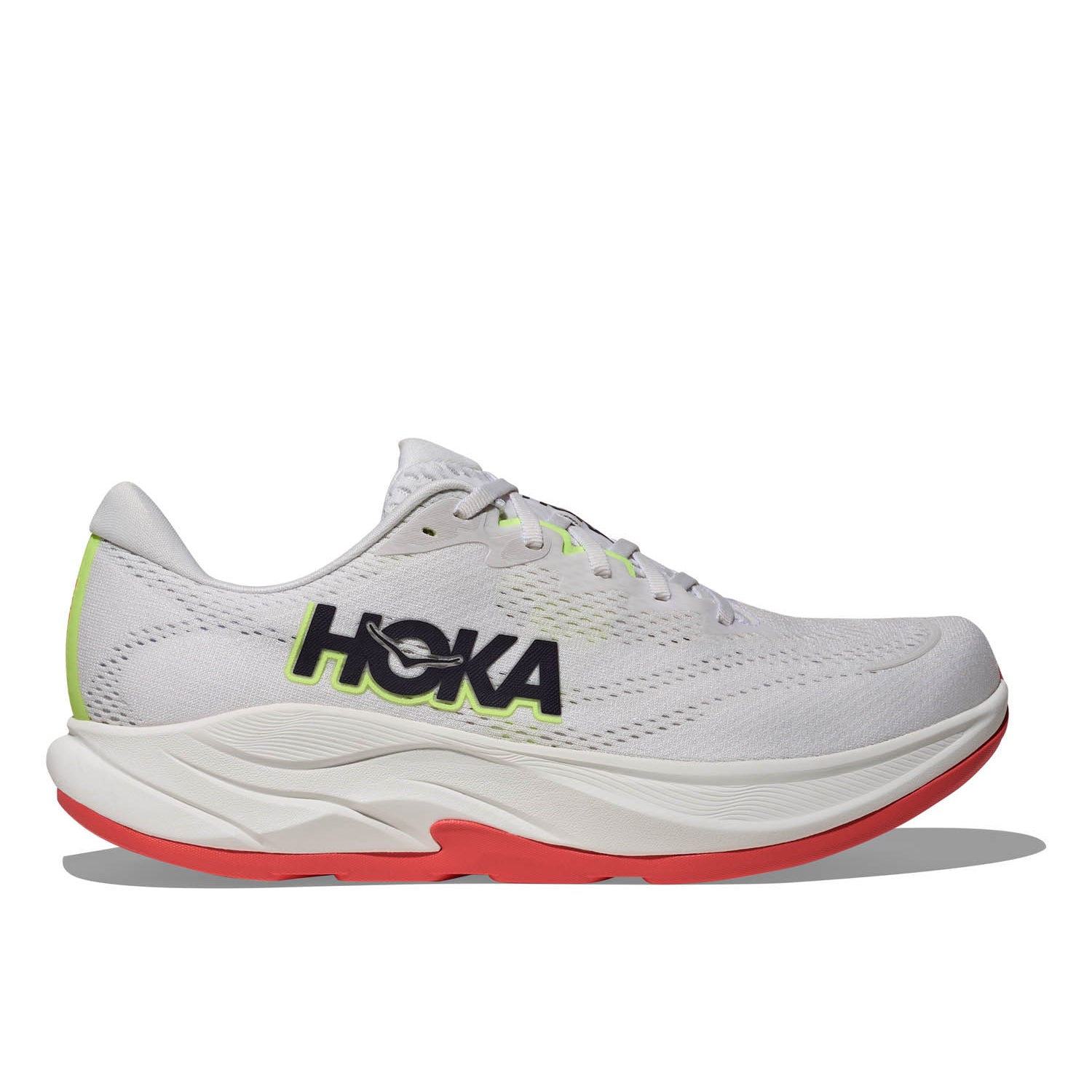 HOKA RINCON 4 (MENS) FROST / NEON YUZU
