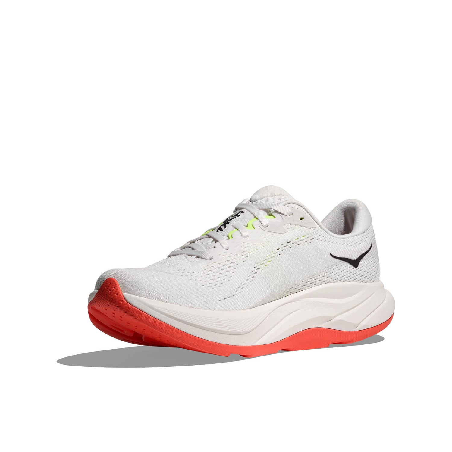 HOKA RINCON 4 (WOMENS) FROST / NEON YUZU